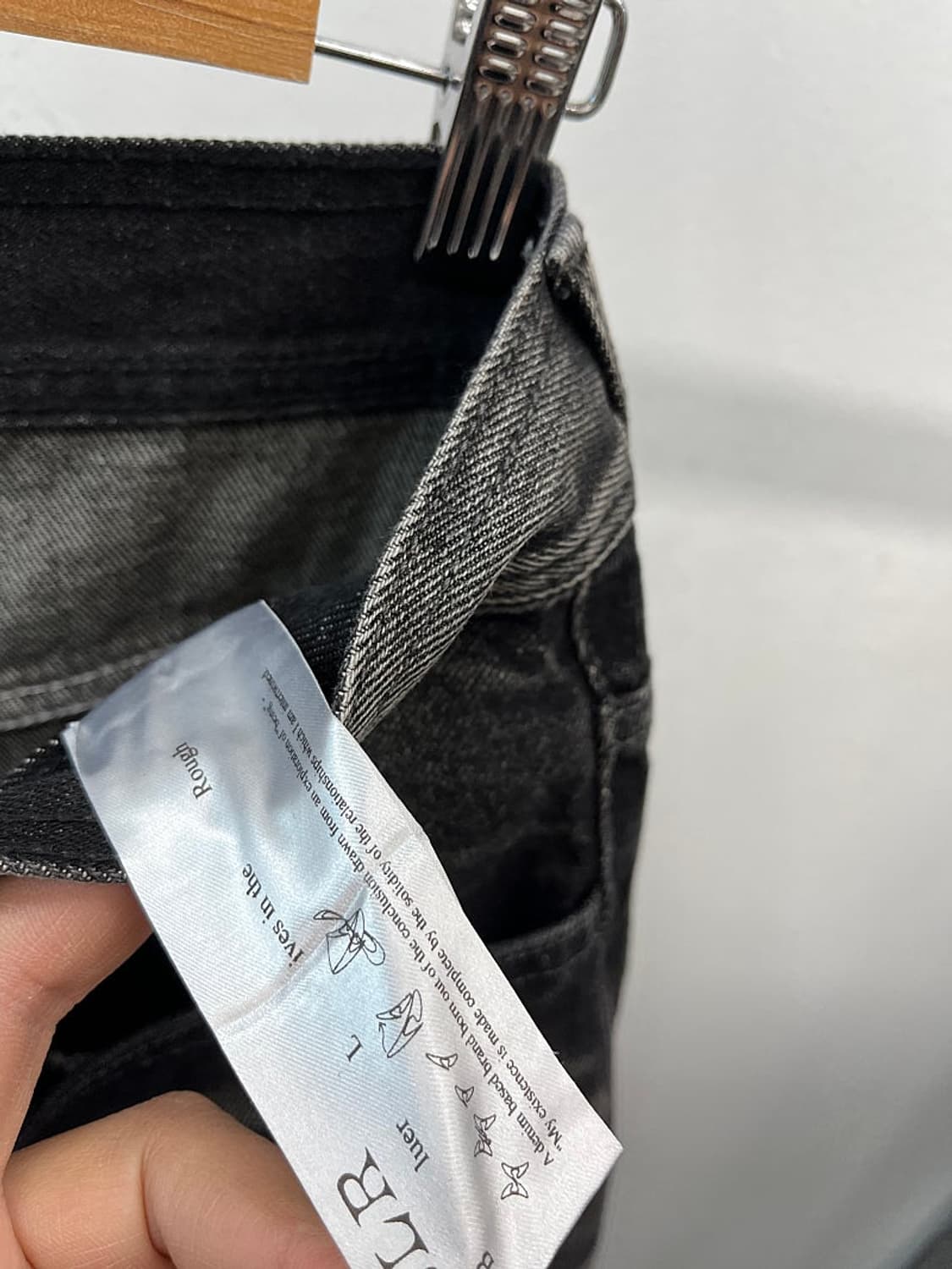 L) BLR 더블 트라이던트 워시드 와이드 데님 팬츠 상품이미지9