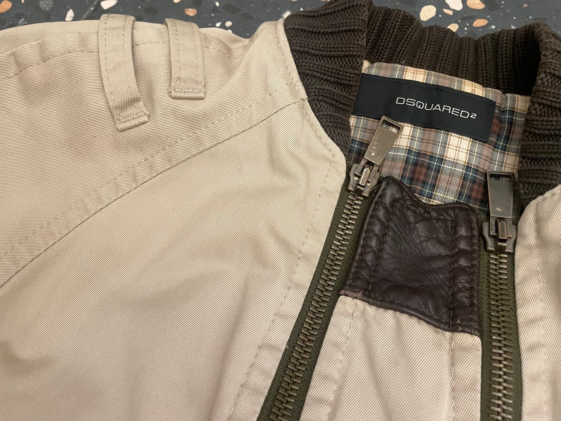 디스퀘어드 더블 지퍼 봄버 상품이미지4