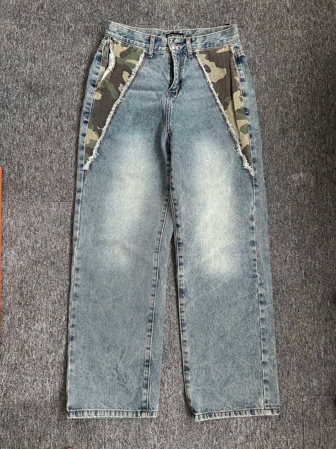 카모 디테일 데님  상품이미지1