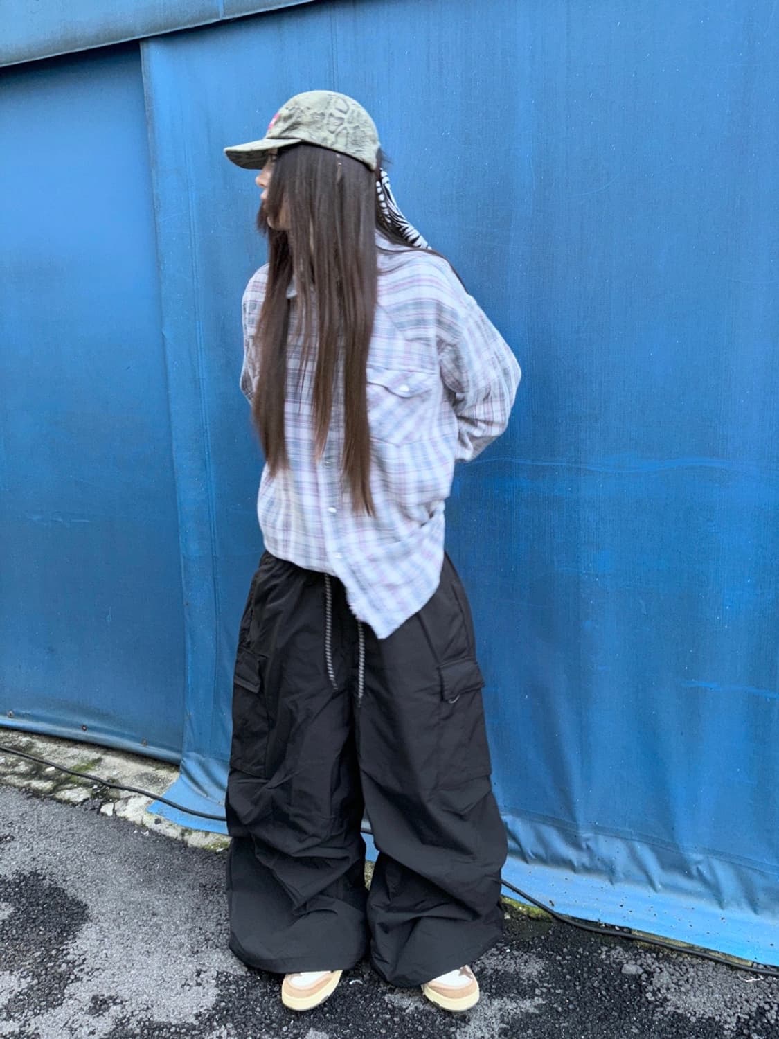 Pre Order -10% [unisex] 군밤 나일론 트랙 스트링 pt 상품이미지1