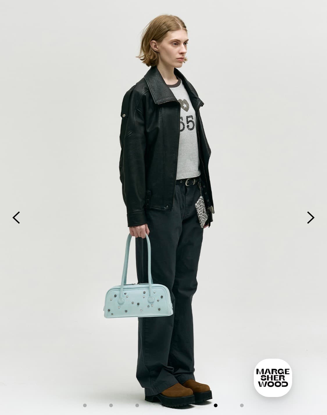 마지셔우드 소프트 보스턴백 상품이미지5