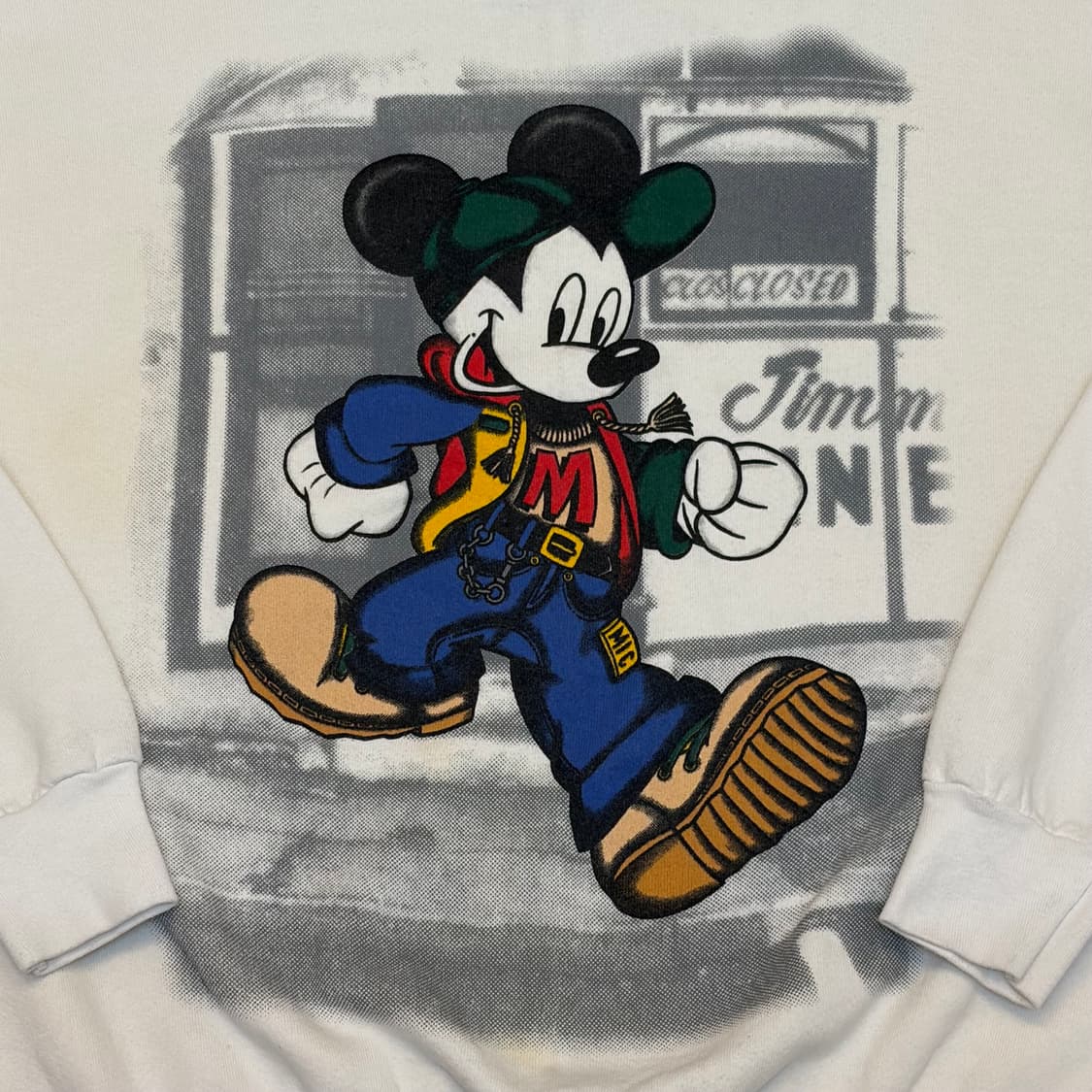레어 90s 미국 빈티지 디즈니 미키마우스 맨투맨 상품이미지3