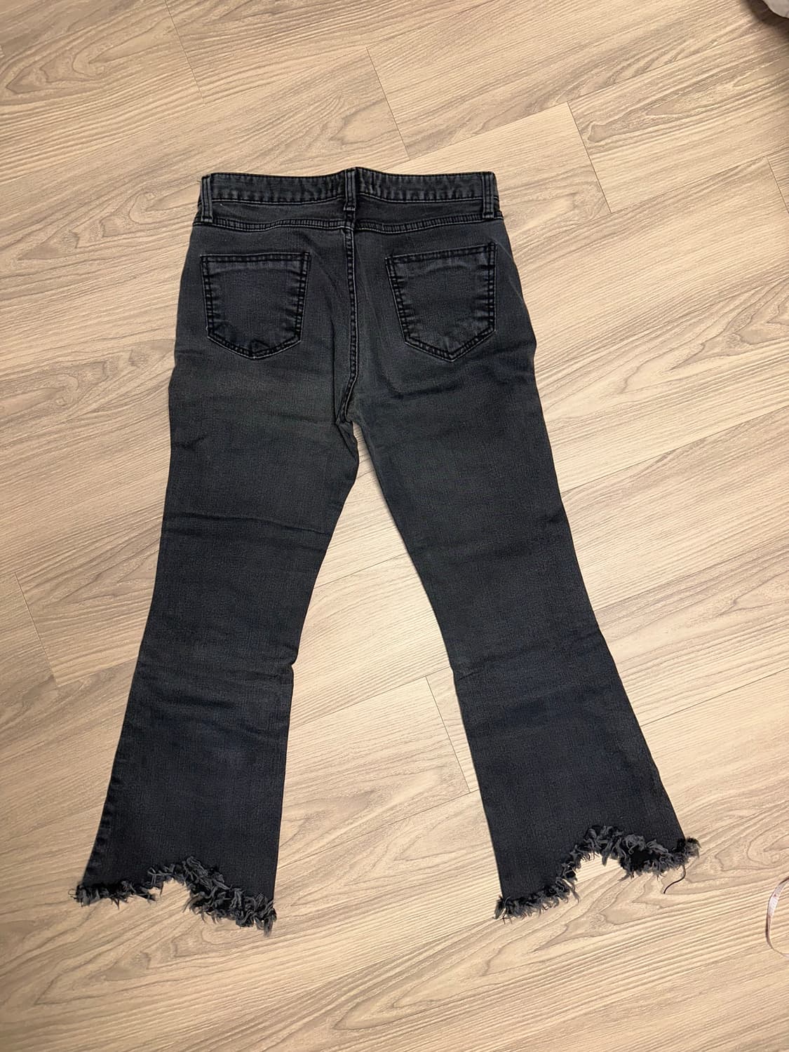 부츠컷 하이웨이스트 세미9부 데님팬츠 상품이미지2