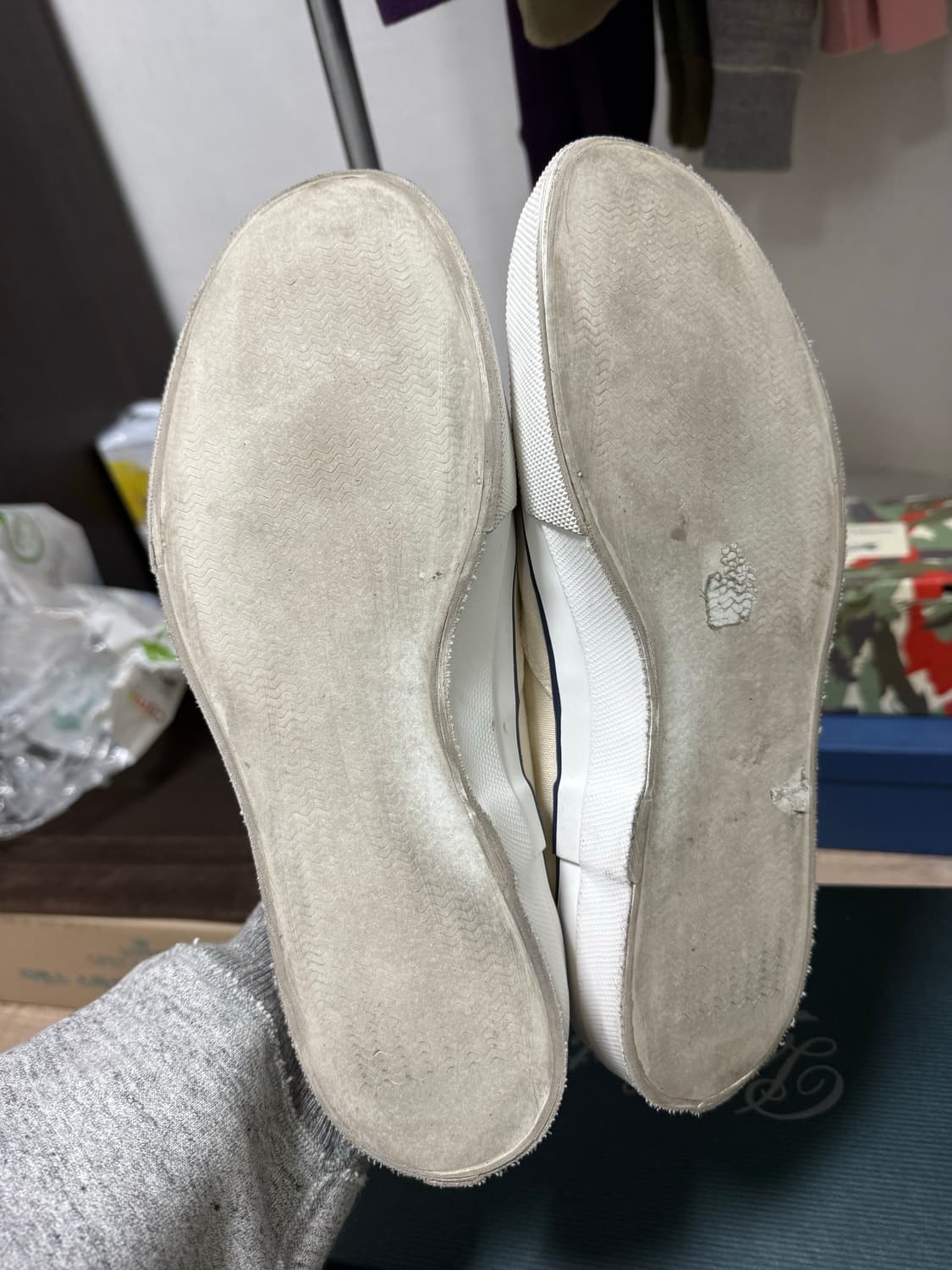 외쿠와 덱슈즈 오프화이트 275 상품이미지3