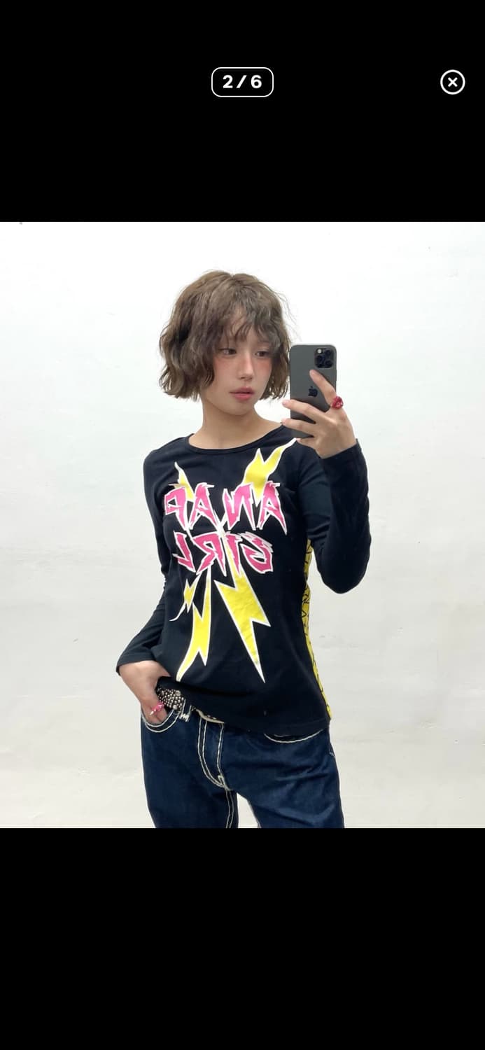 boldlover 빈티지 긴팔 티셔츠 상품이미지1