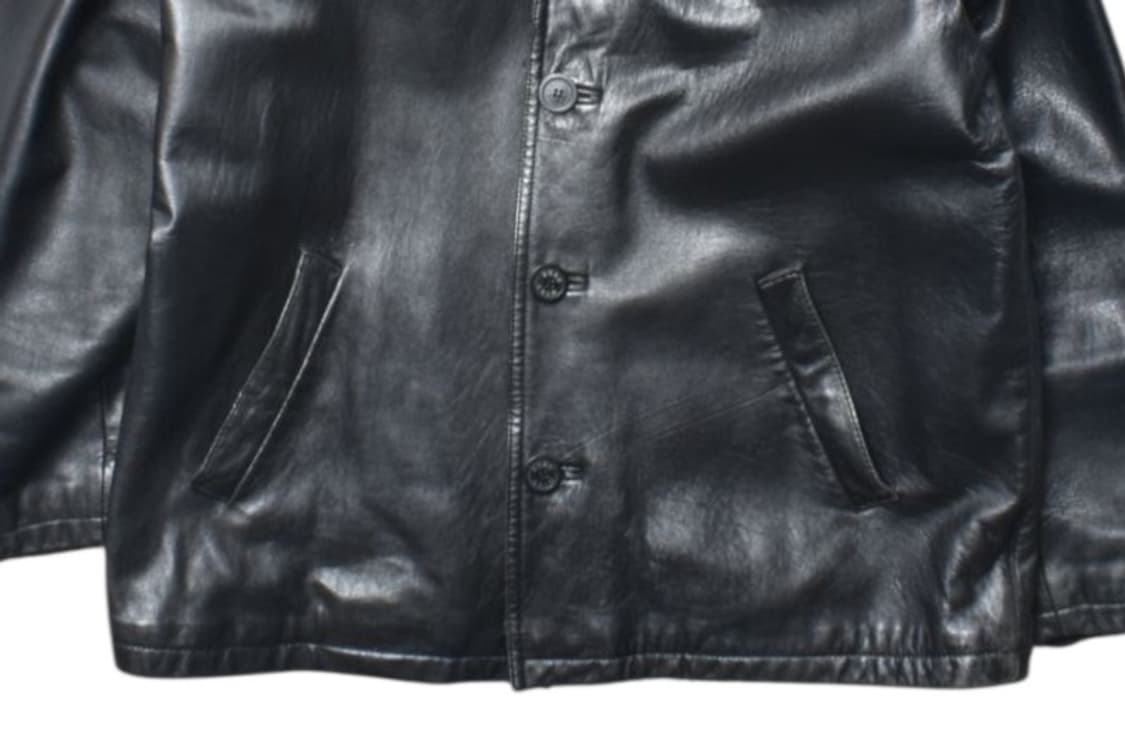 빈티지 리얼레더 가죽 블레이저 워크 자켓 L N0860 상품이미지10