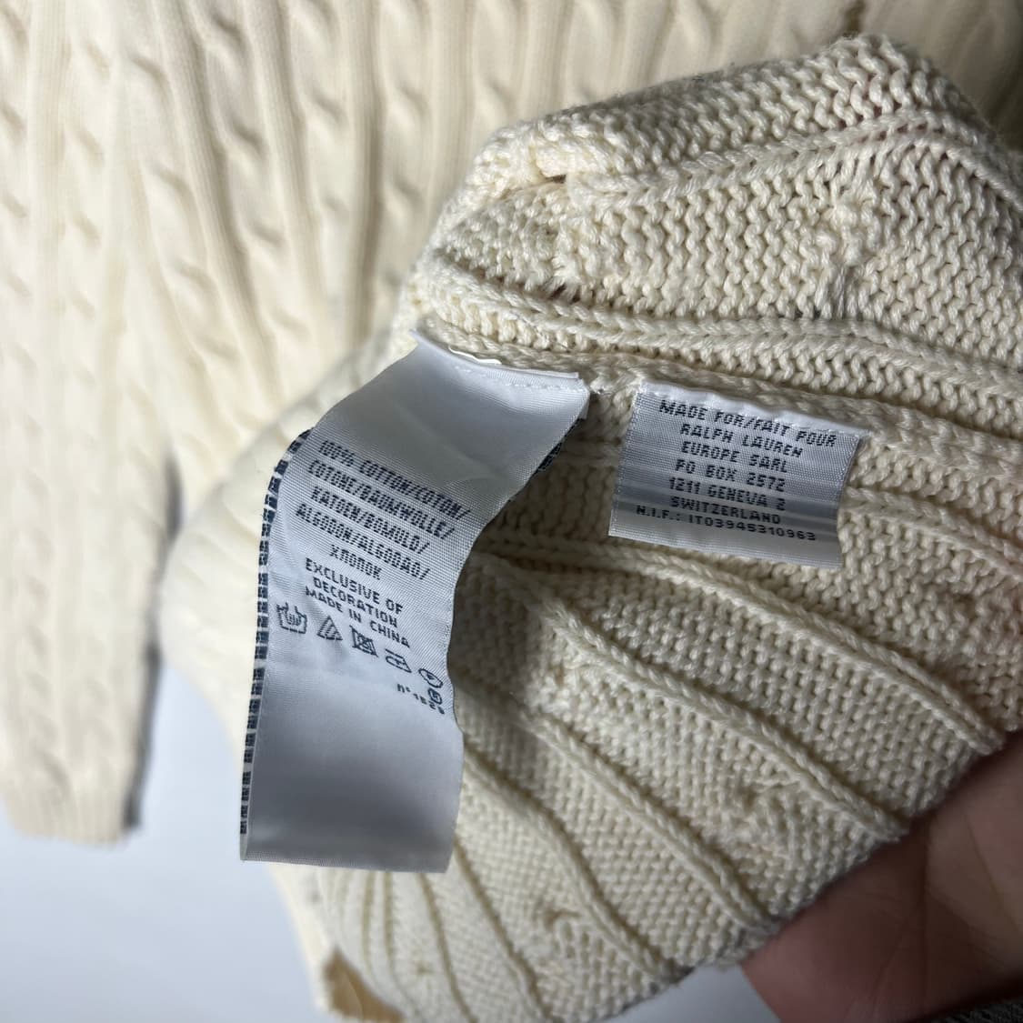 [Ralph Lauren] 폴로랄프로렌 초코포니 꽈배기 니트 상품이미지6