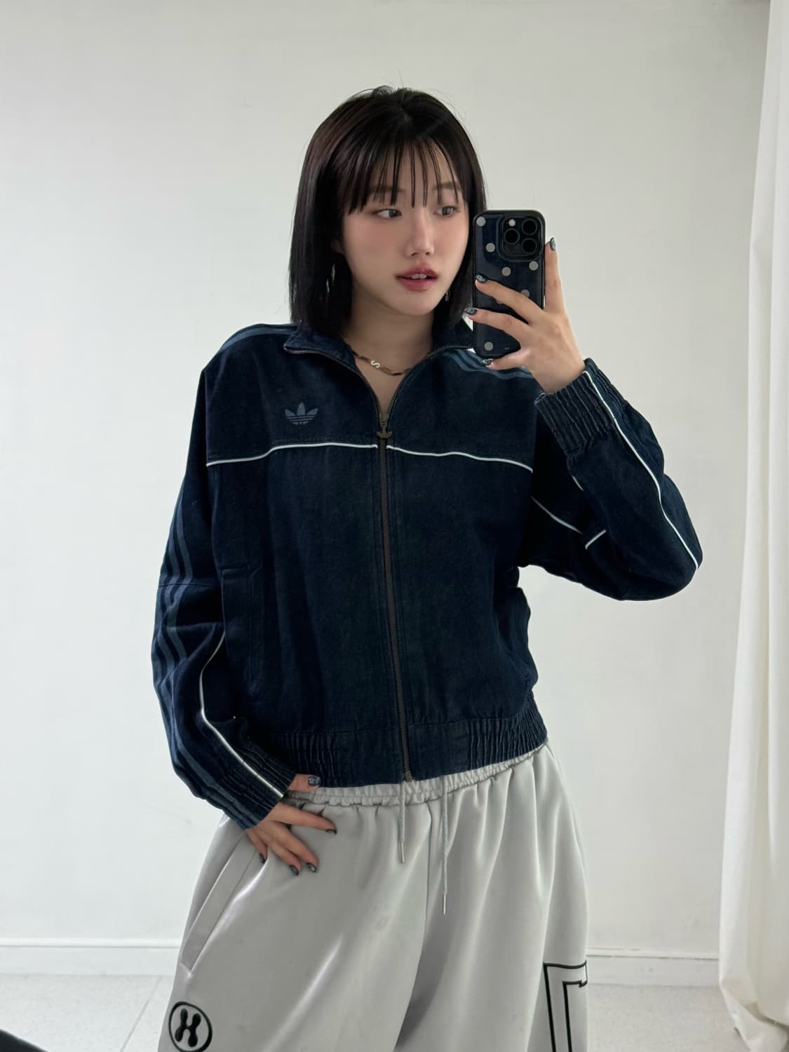 아디다스 데님 자켓 상품이미지1