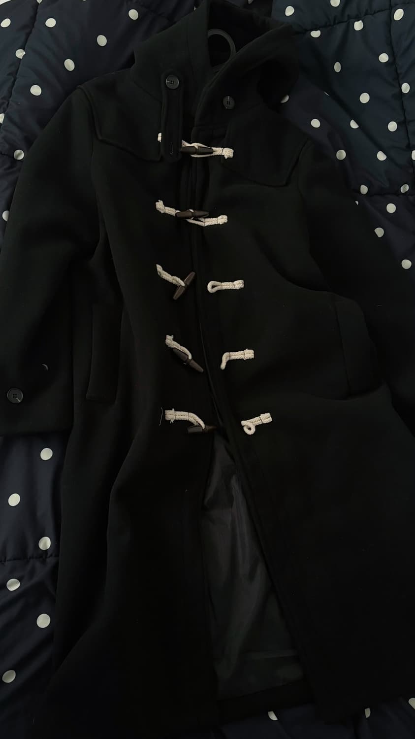 떡볶이코트 롱코트 블랙  상품이미지2