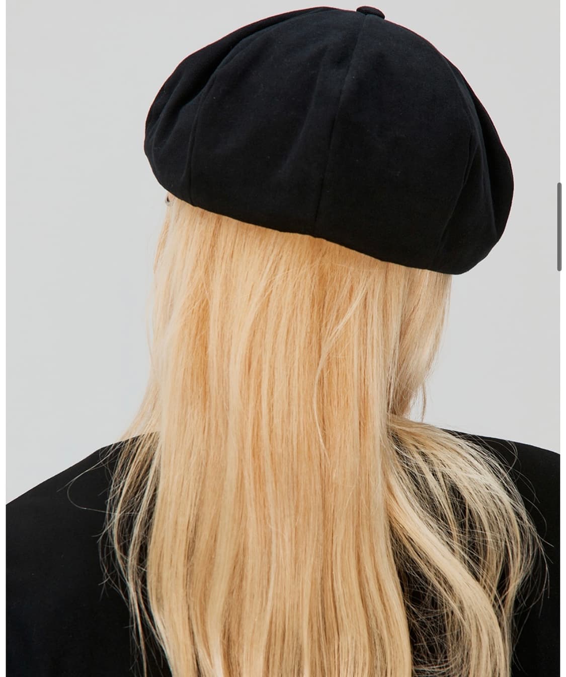 마스포켓 빅 뉴스보이 캡 (블랙) 상품이미지4