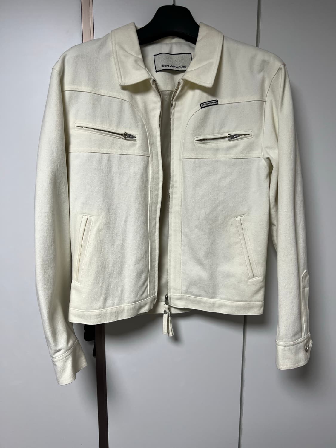 더바이닐하우스 워크자켓 크림 M 상품이미지1