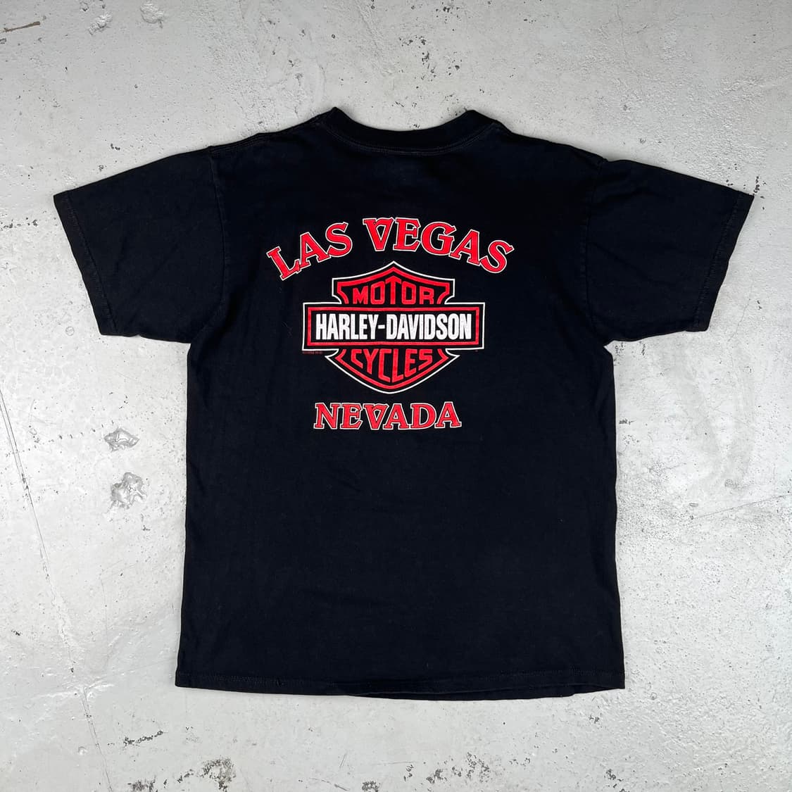 빈티지 할리 데이비슨 이글 플레임 로고 반팔티 상품이미지3