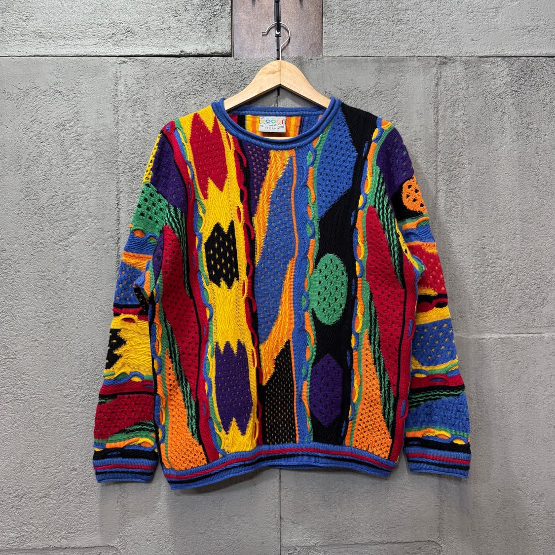 90s 쿠지 케이블 니트 made in Australia (L) 상품이미지1