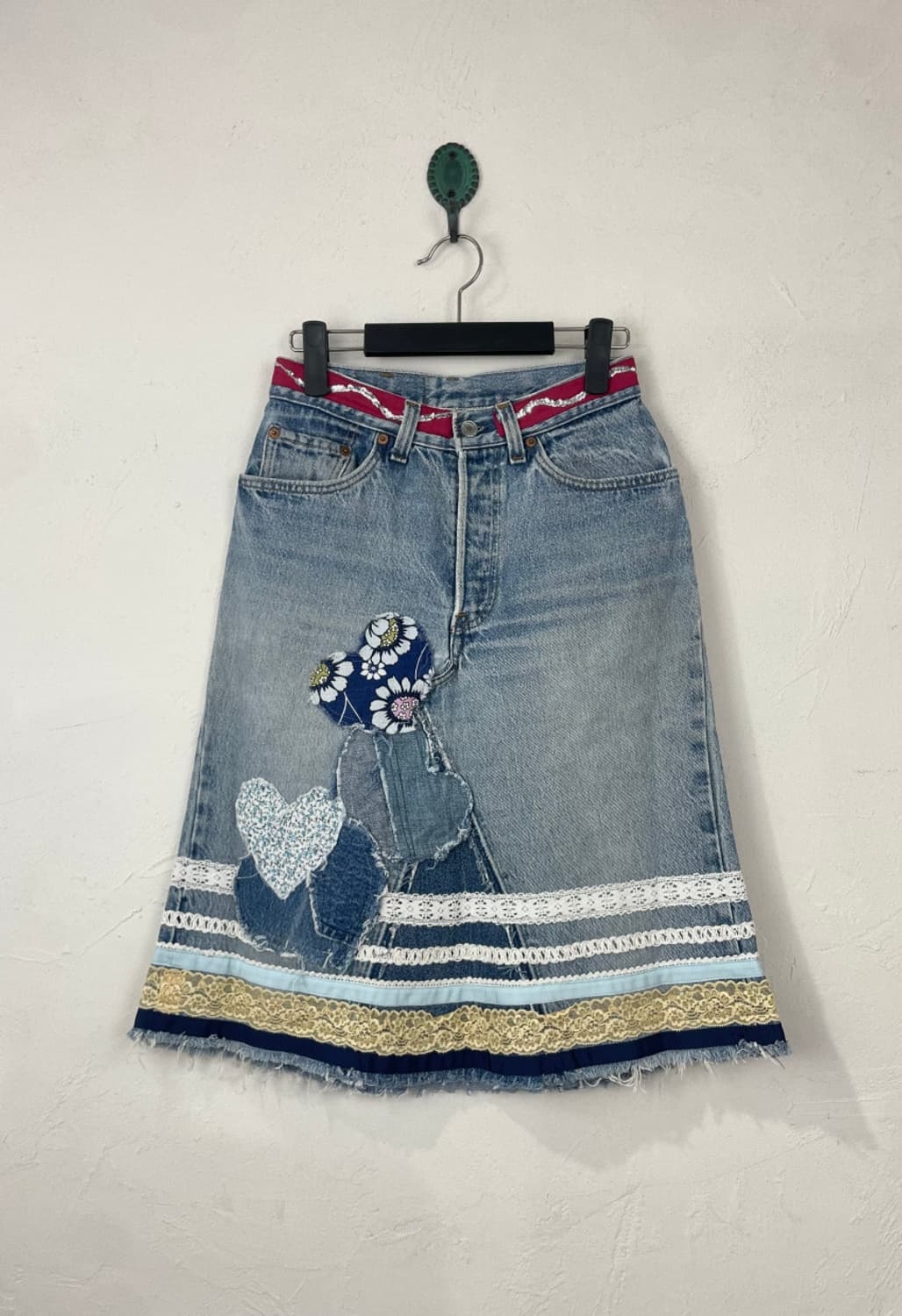 AS KNOW AS - Levi's remake denim skirt 상품이미지1