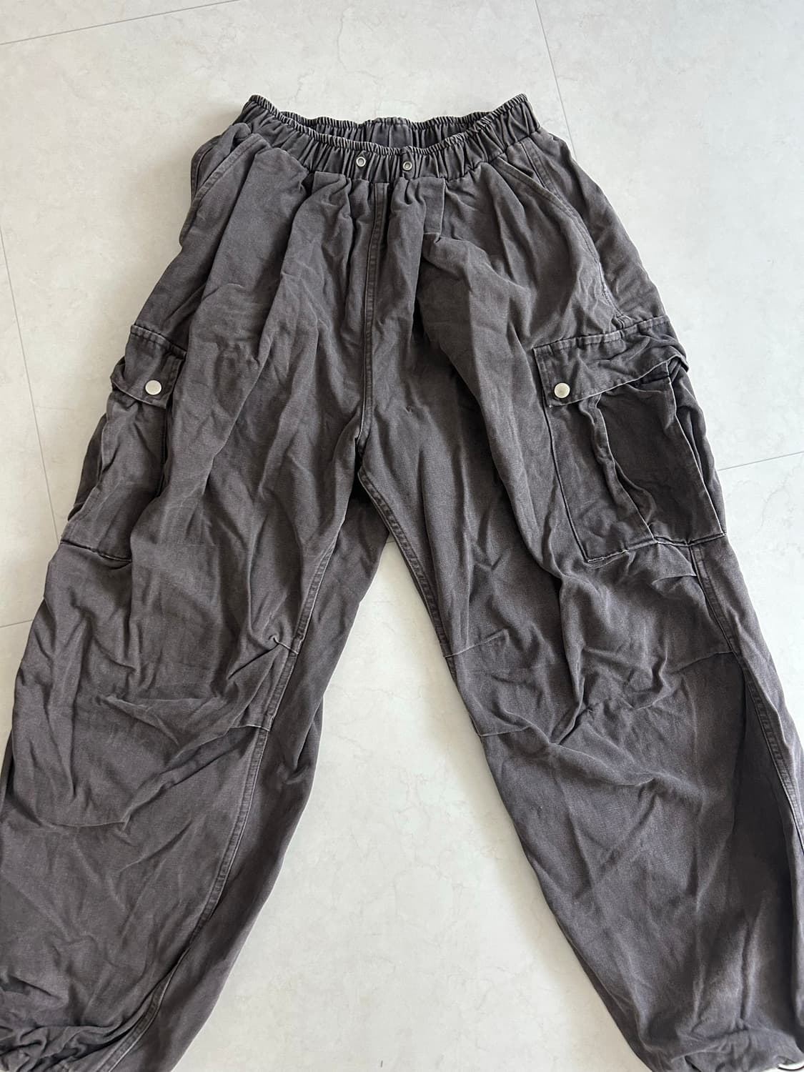 카고 밴딩 퍼플 팬츠 상품이미지2