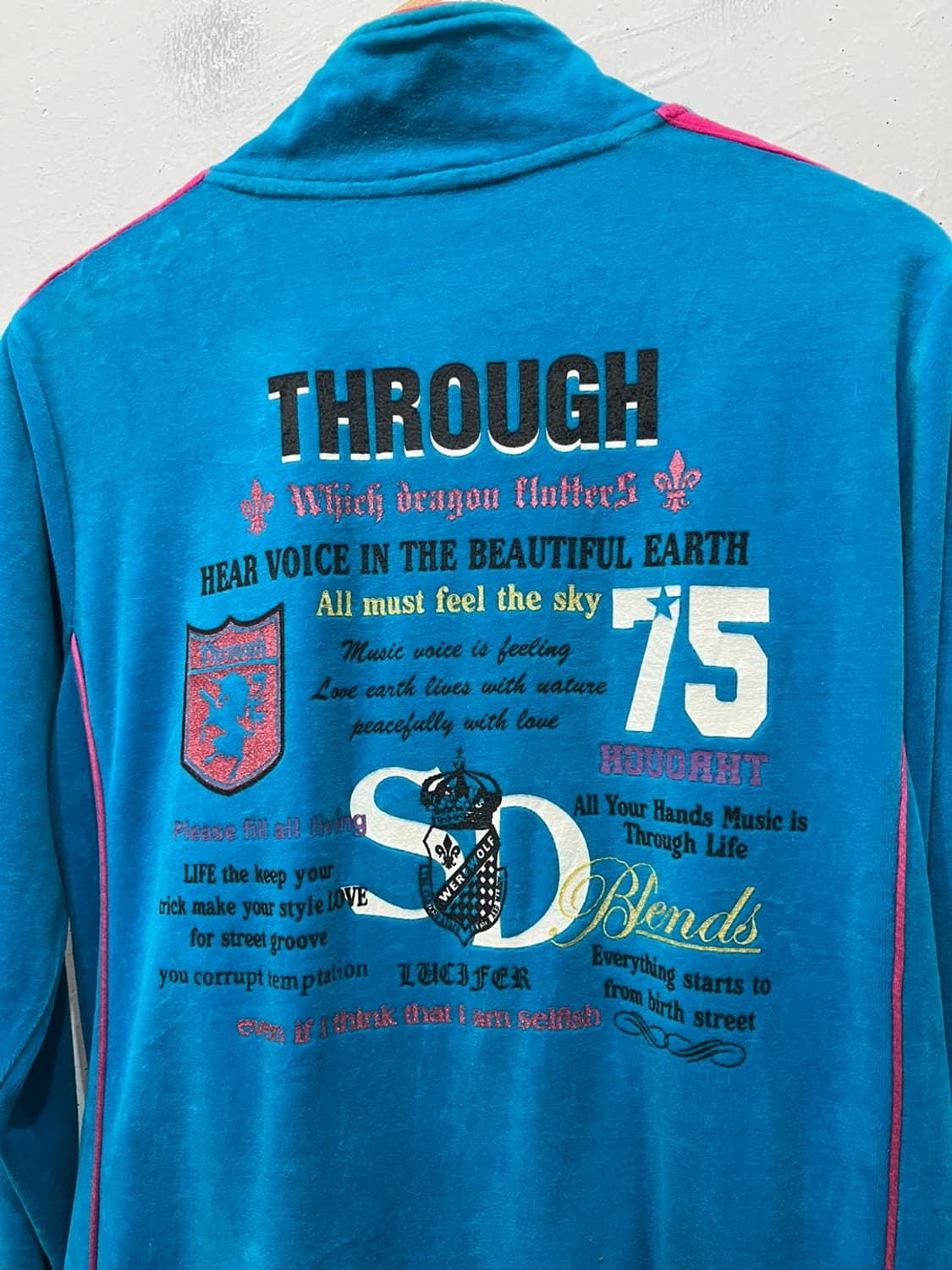 oblo JPN 벨벳 트랙탑 져지 상품이미지4