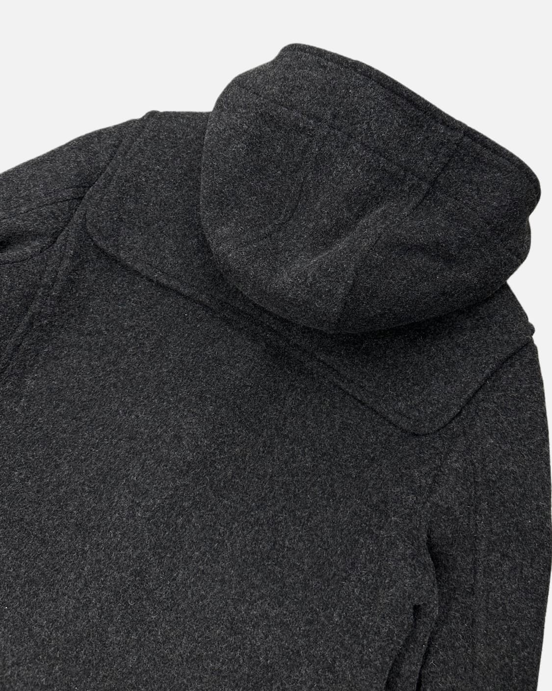 wool blend charcoal duffle coat 상품이미지5