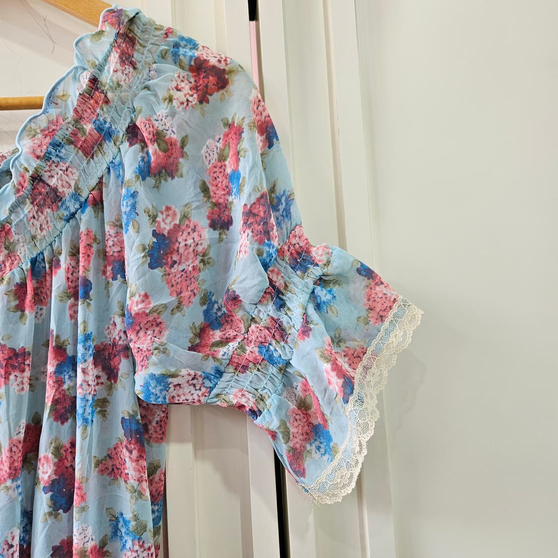 엑시즈팜 (axes femme)  플라워 티어드 원피스 상품이미지4