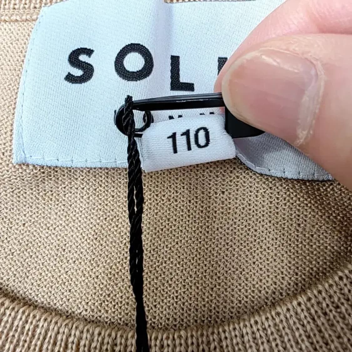 솔리드옴므 니트 새상품 110 상품이미지6