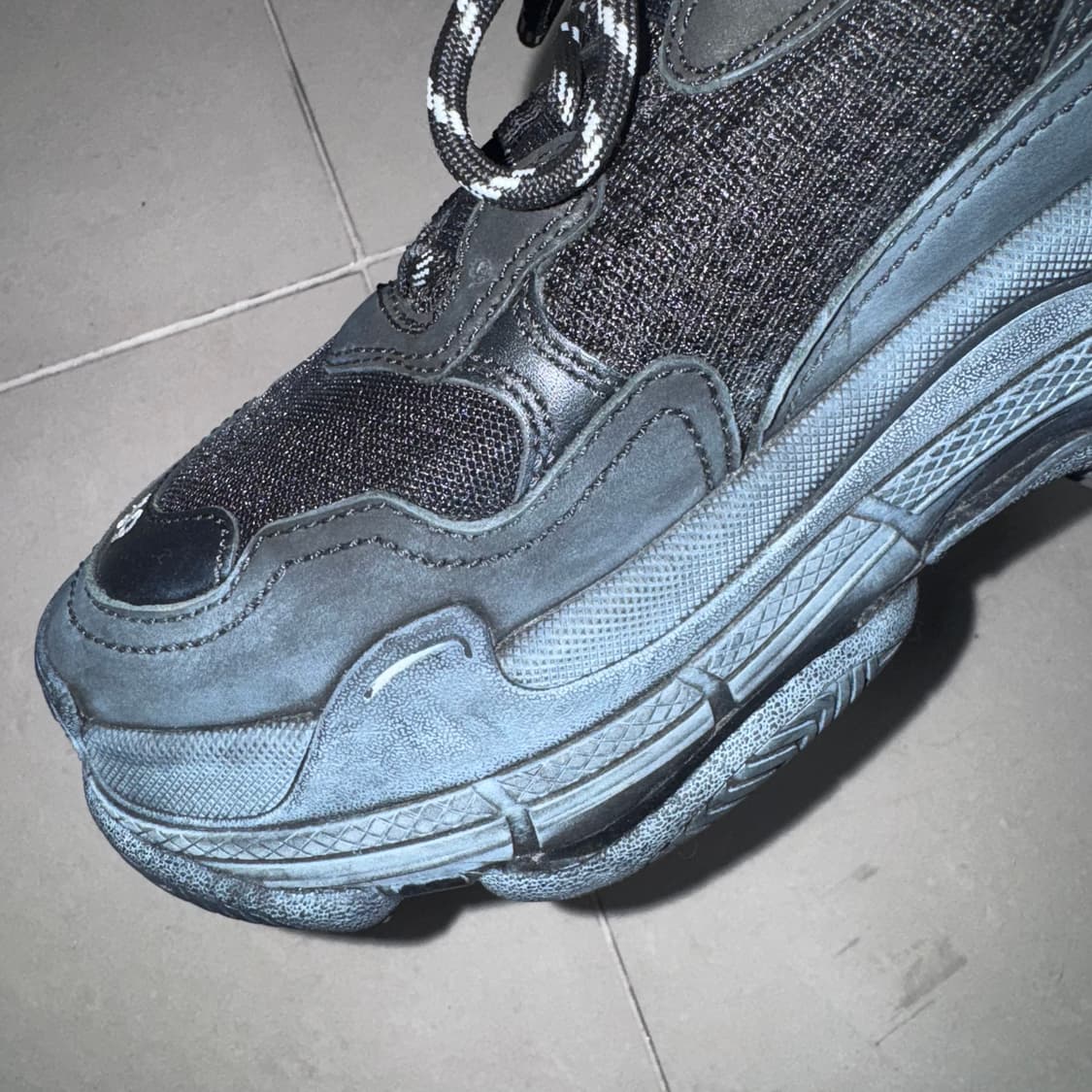 발렌 더티 트리플s (블랙 / 39 (260) ) 상품이미지4