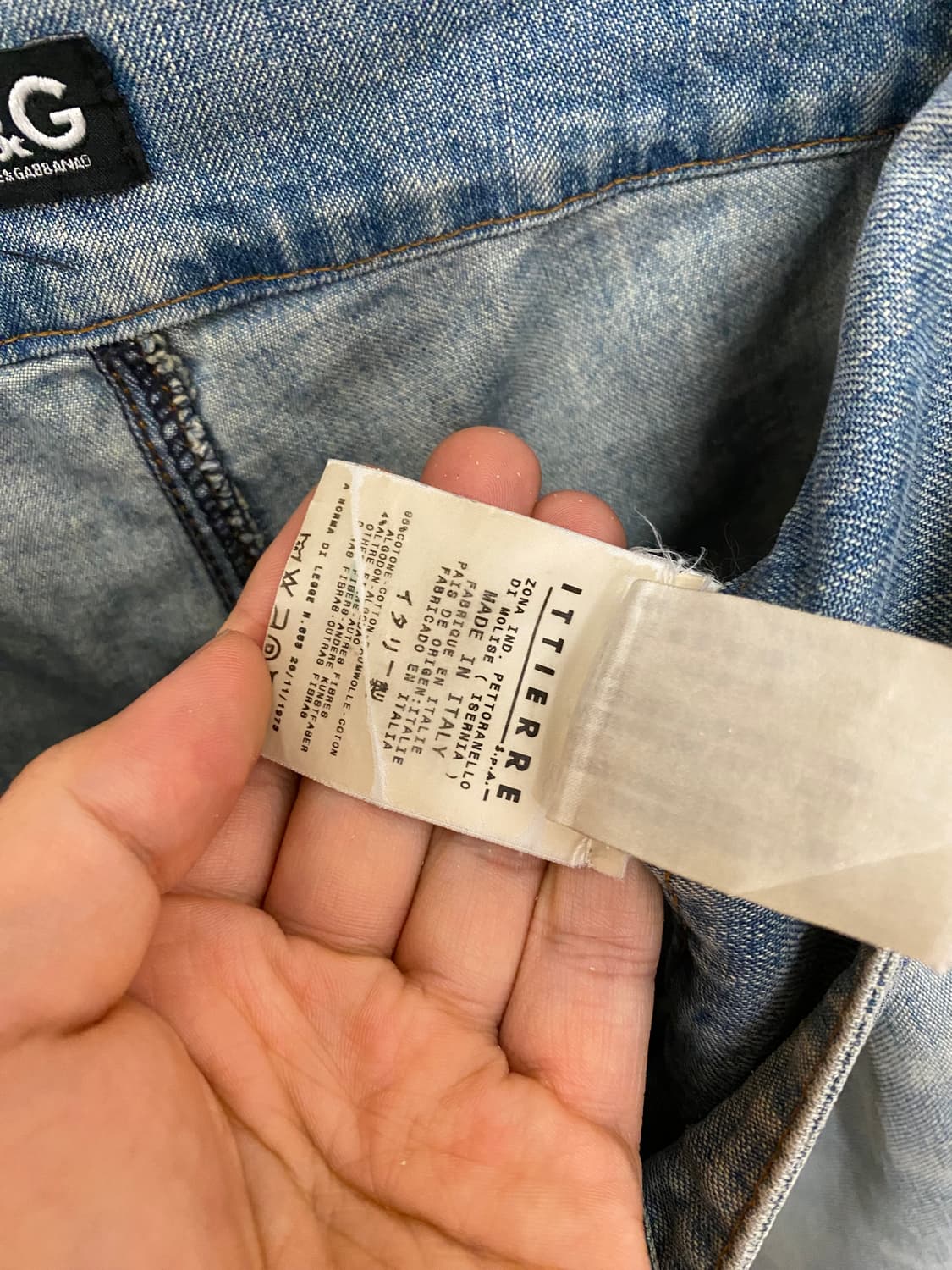 D&G denim capri pants 돌체앤가바나 카프리 팬츠 상품이미지8