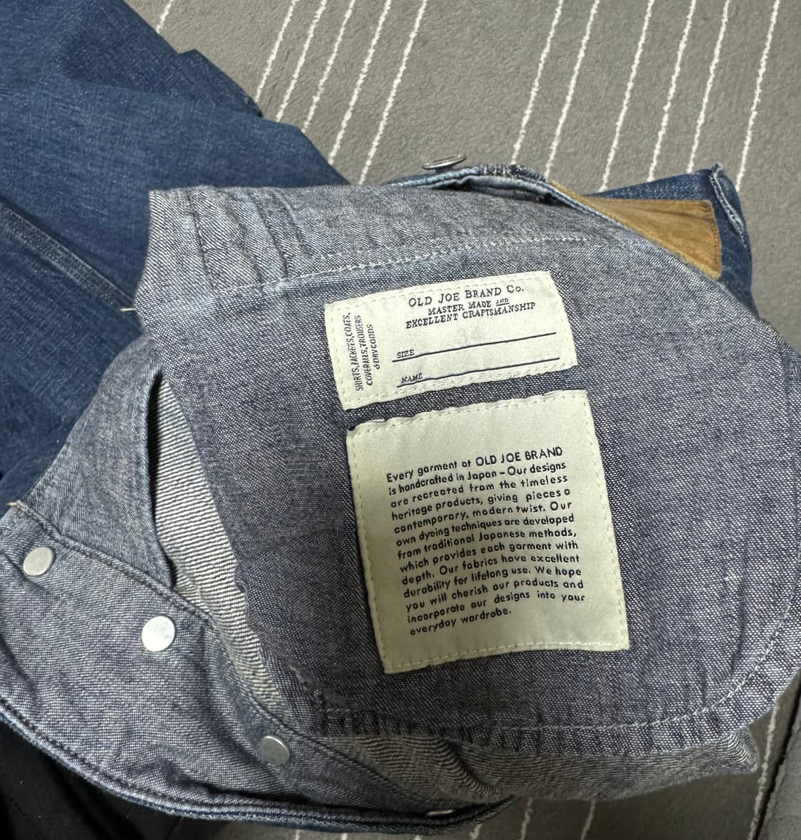 올드조 241OJ-PT12 페이드 인디고 “990” SIZE 34 상품이미지5