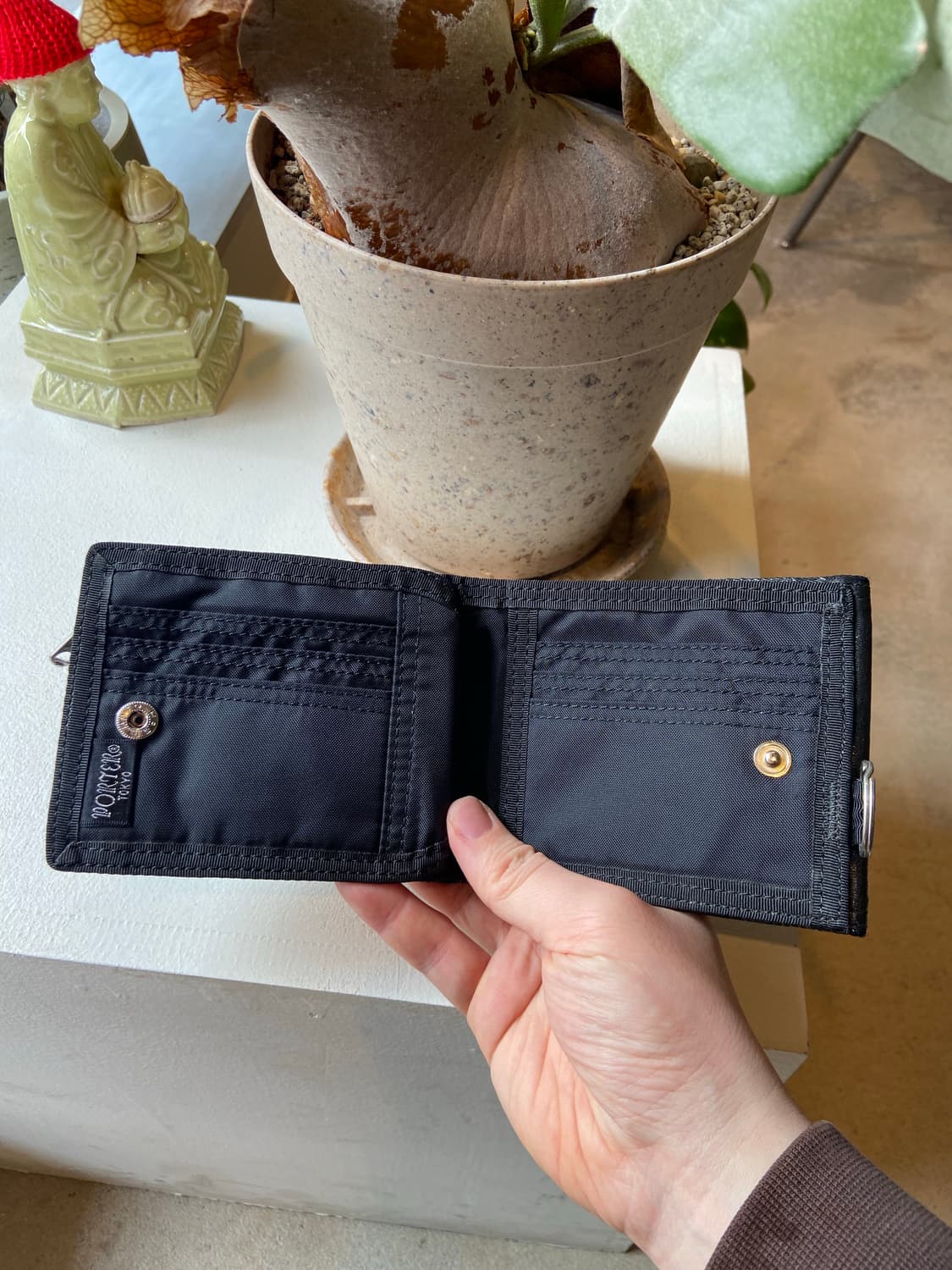 요시다포터  블랙 반지갑 (PORTER) 상품이미지4