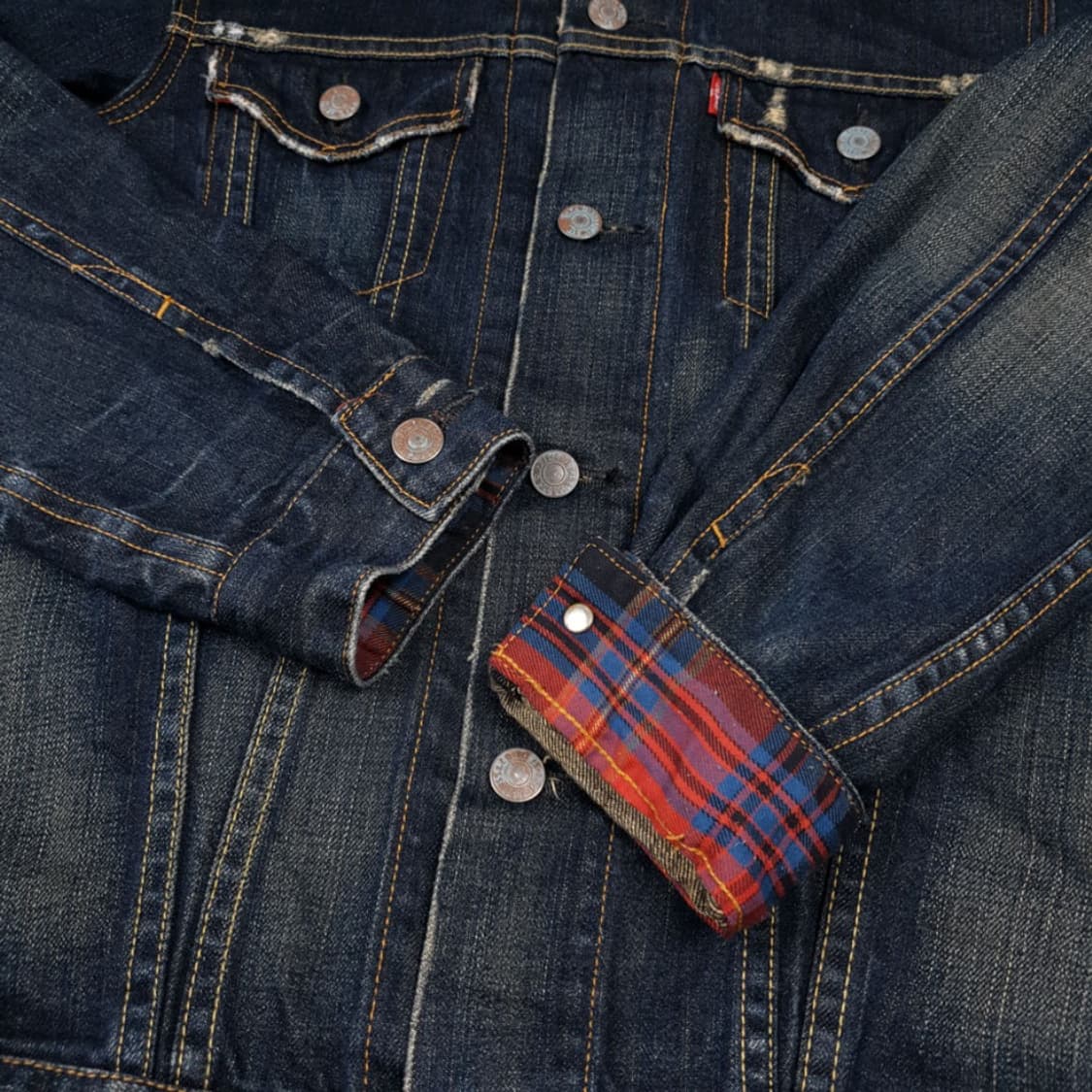 리바이스 중청워싱 70505 3세대 청자켓 트러커자켓  상품이미지10