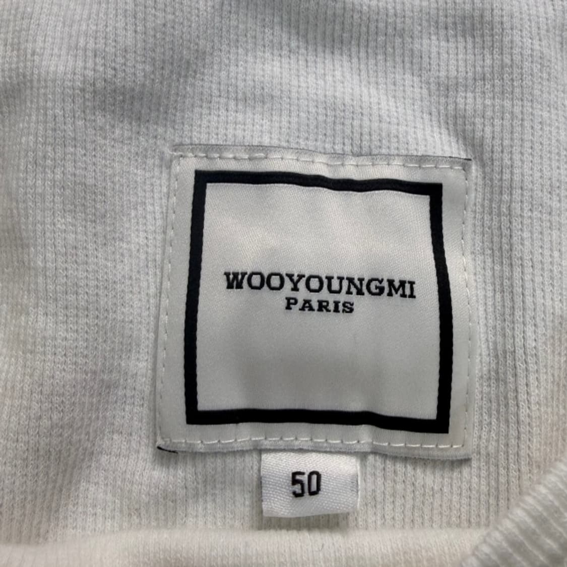 100 우영미 스퀘어로고 슬리브리스 나시 상품이미지3