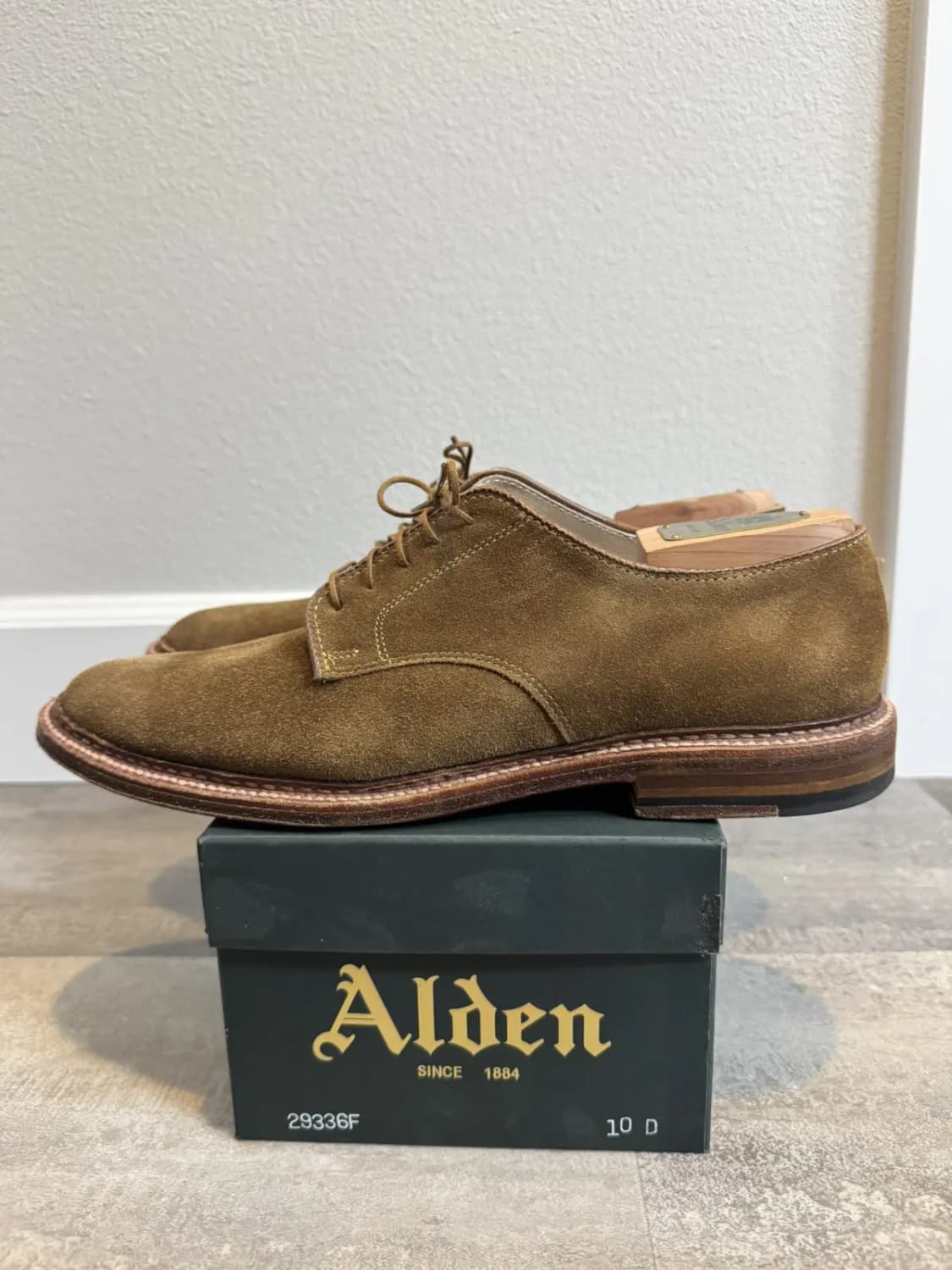 10D 알든 29336F  플레인토 더비  스너프 스웨이드 상품이미지2