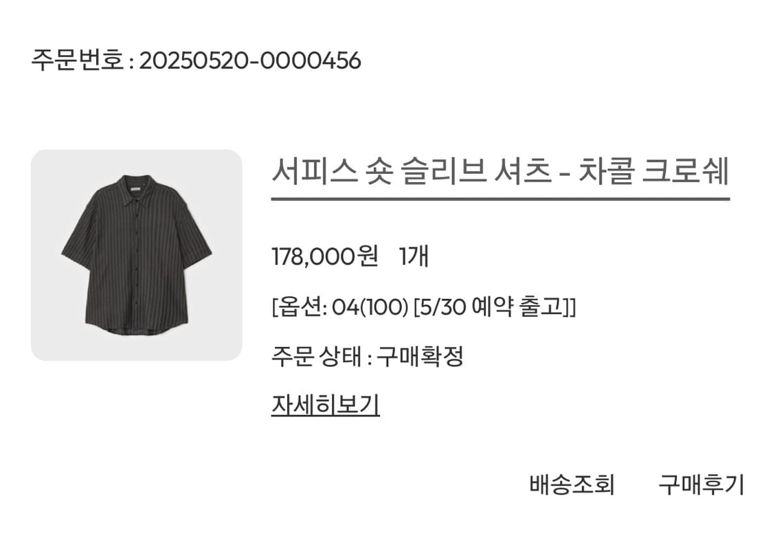 벨리에 서피스 숏 슬리브셔츠 - 차콜 크로쉐 (100) 상품이미지4