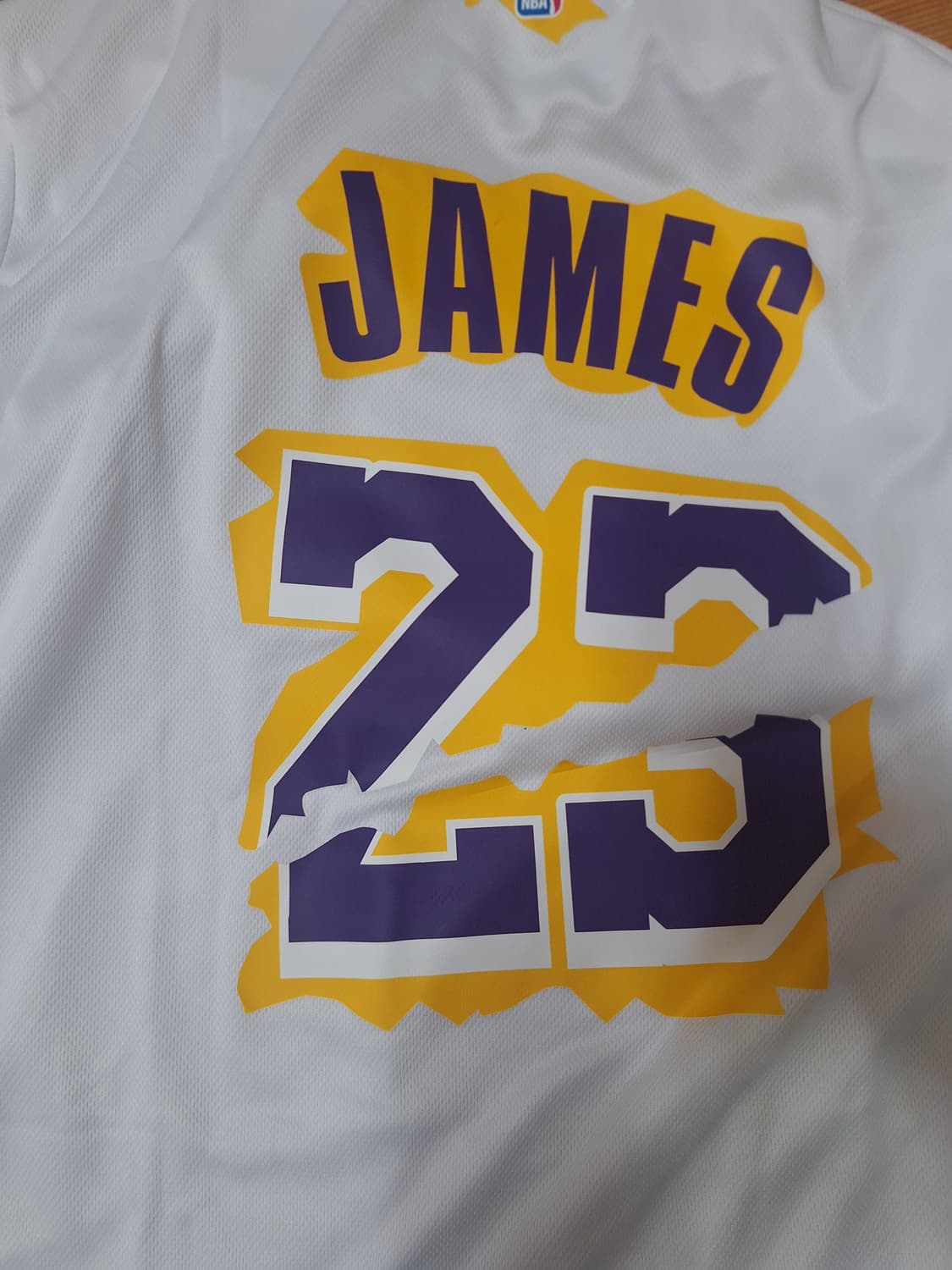 Nba 레이커스 르브론 제임스 캐쥬얼 드라이핏 반팔 상품이미지1