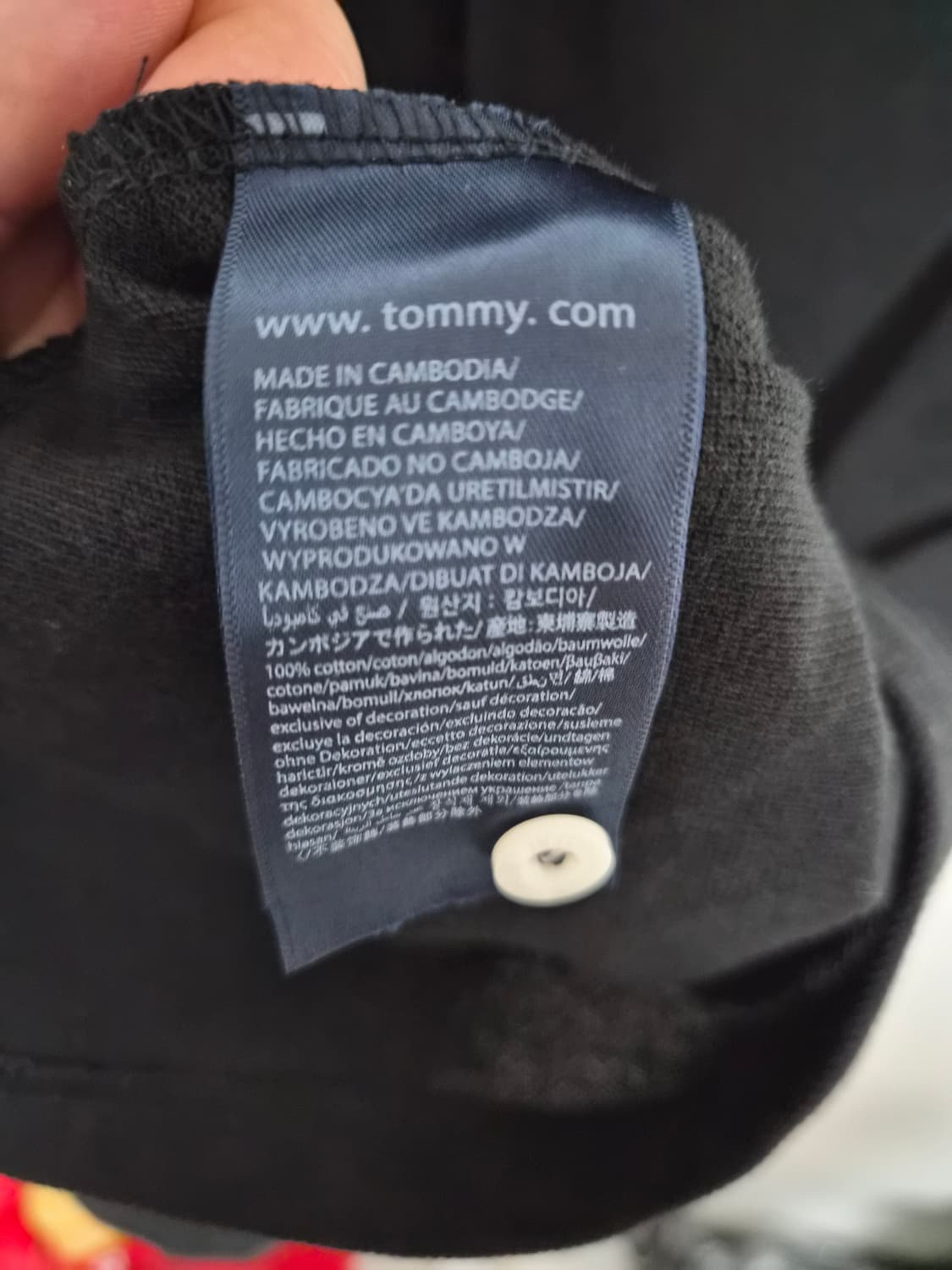 타미힐피거Tommy 반팔 카라 티셔츠 XL사이즈 - T91 상품이미지7