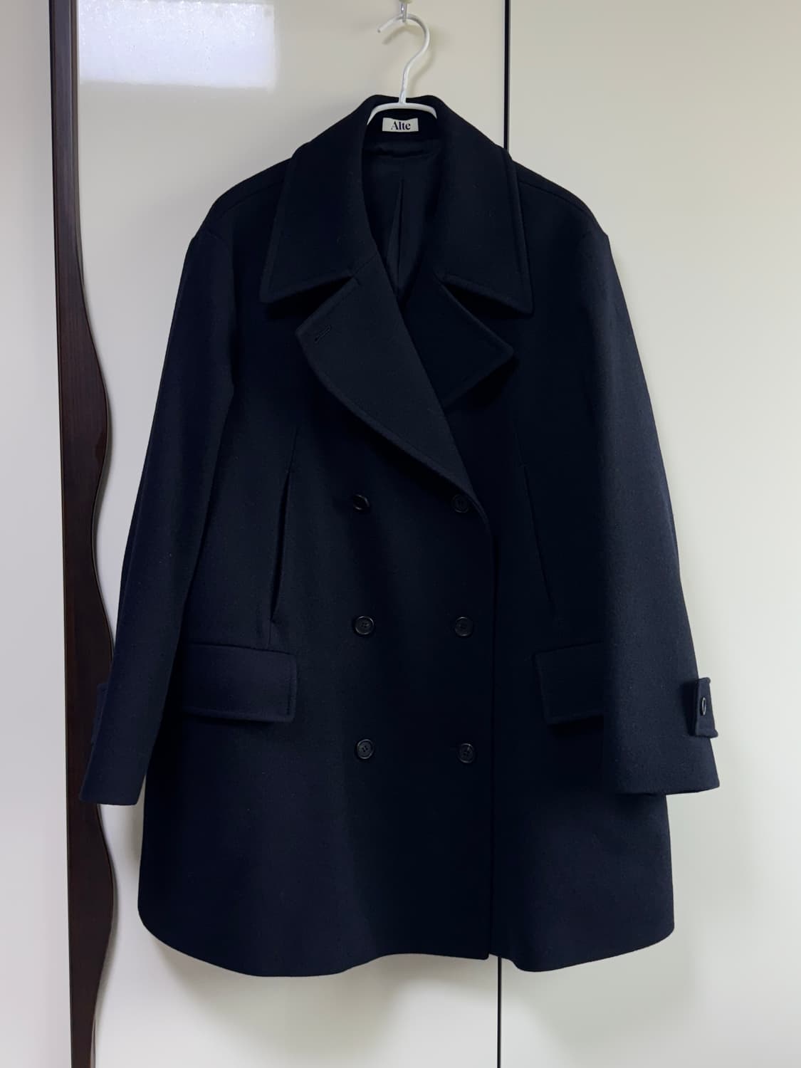 Alte 알테 하프 피코트 다크네이비 상품이미지5