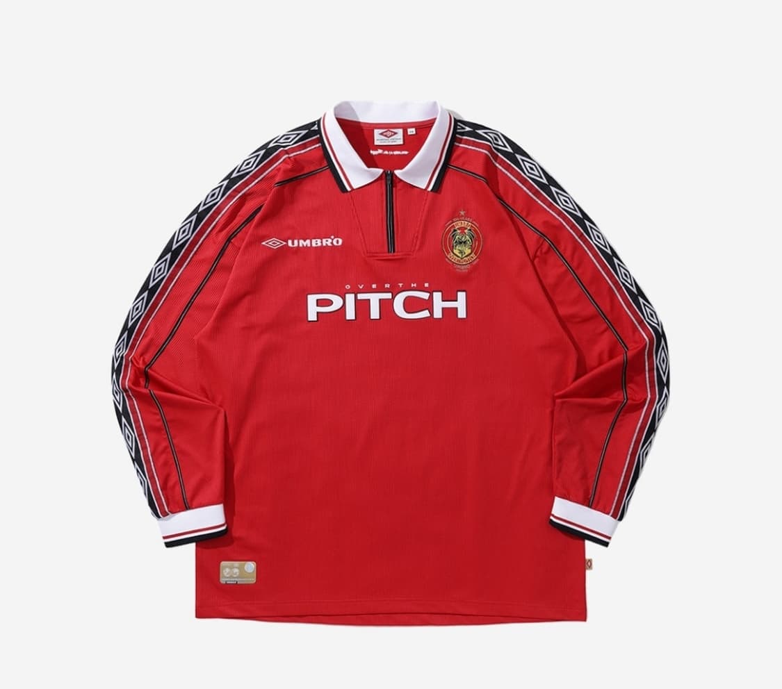 [2XL]오버더피치 x 엄브로 100주년 맨유 오마주 유니폼 상품이미지9
