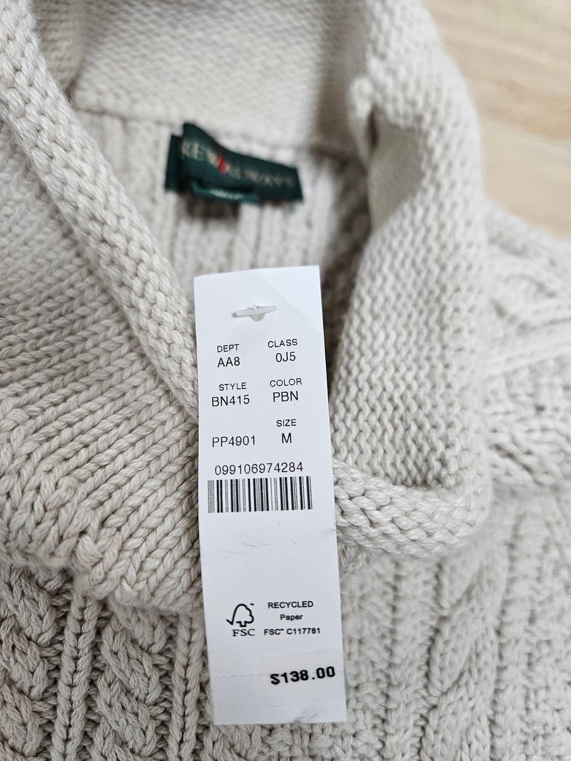 제이크루 롤넥 케이블 스웨터 니트  상품이미지7