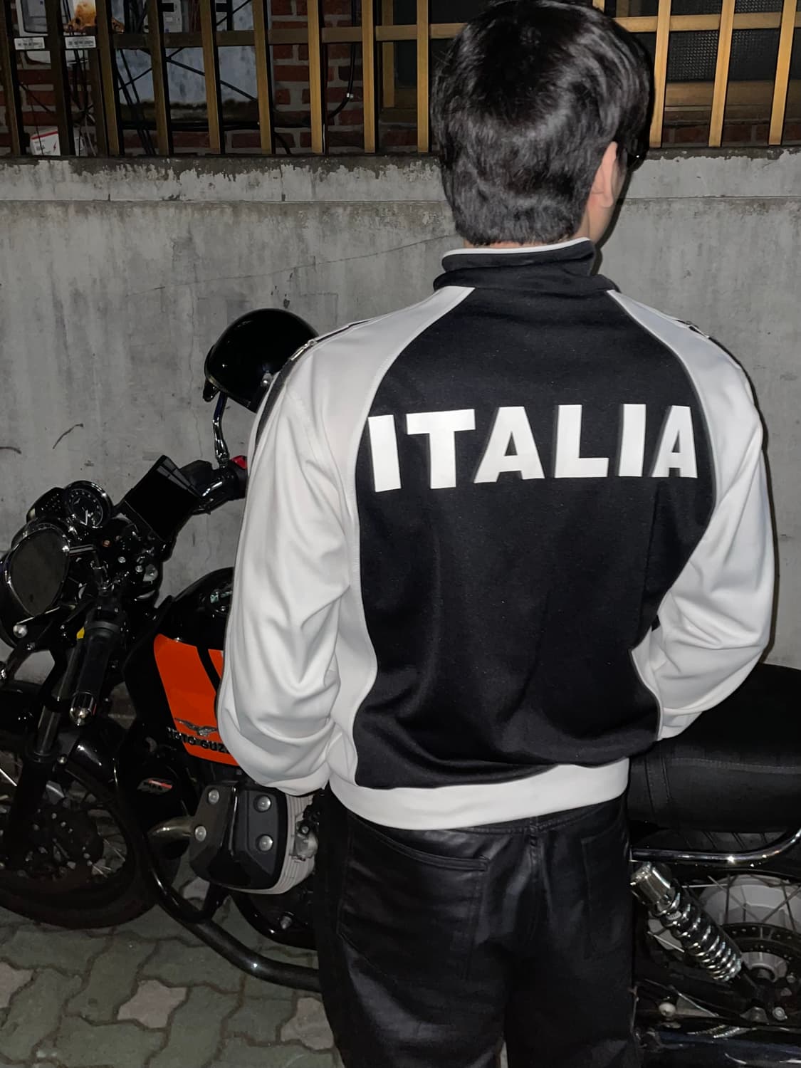 이탈리아 지퍼 디테일 져지 상품이미지1