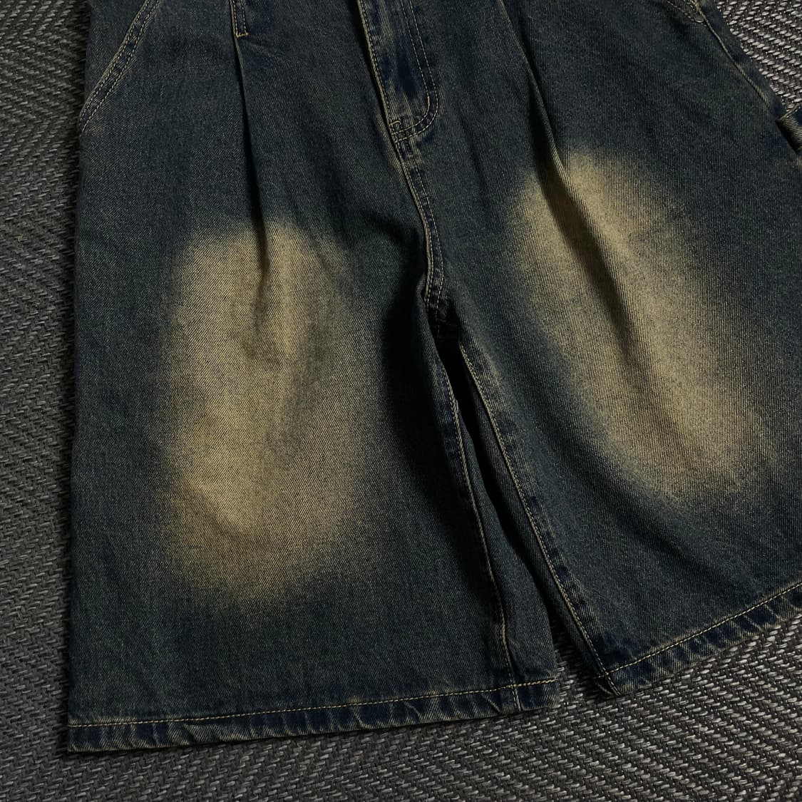 디미트리블랙 워싱 데님 카펜터 버뮤다 팬츠y 4818 상품이미지2