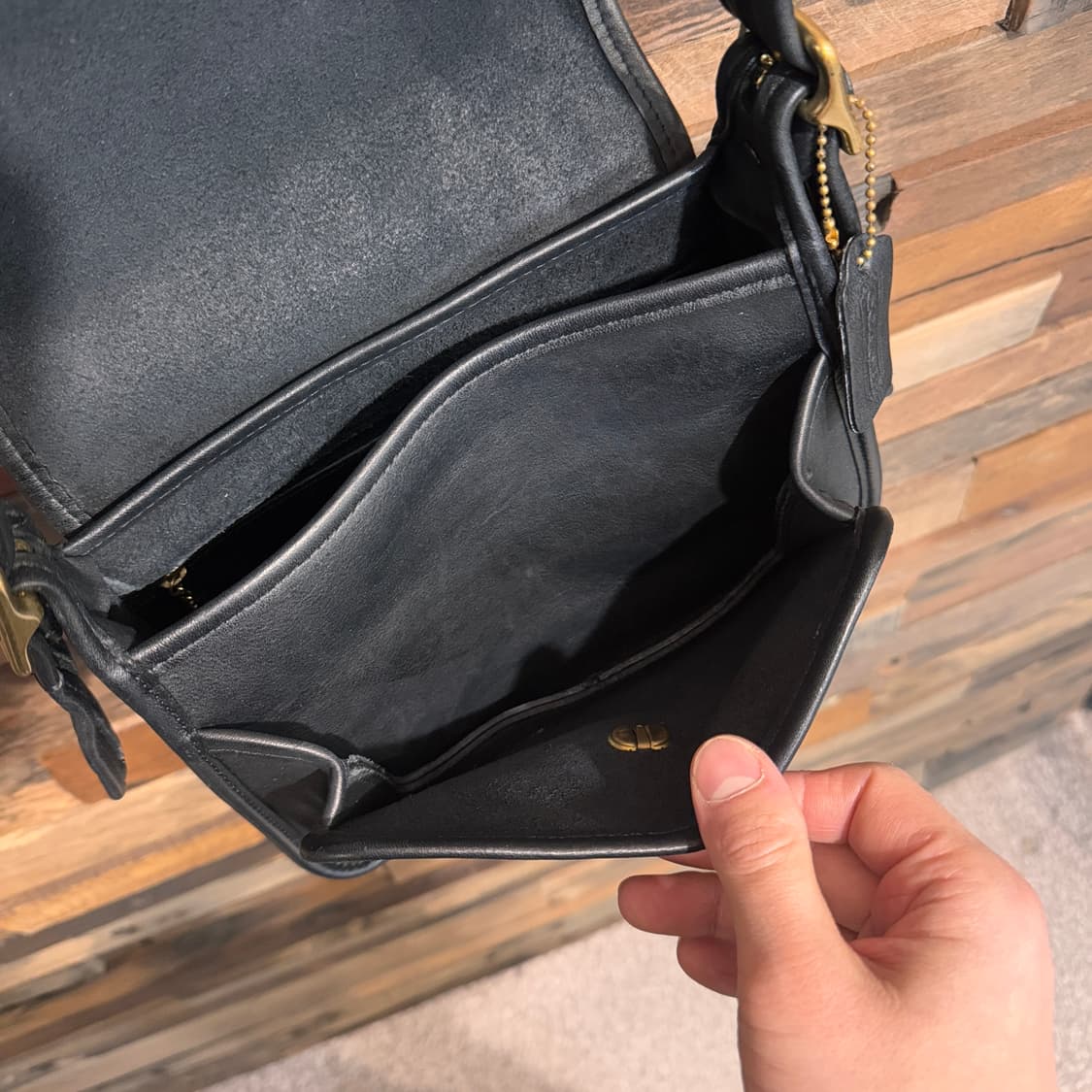 Old Coach Glove Leather Shoulder Bag 상품이미지6