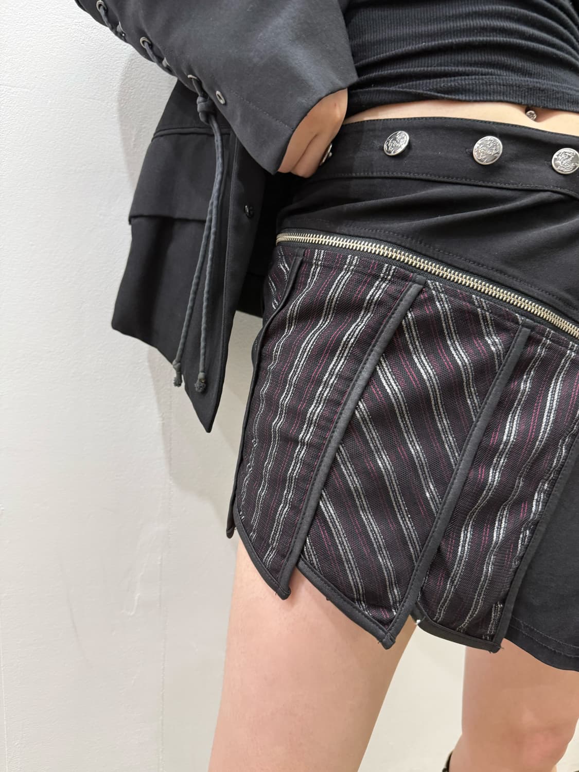 오즈온 오즈크로스 고딕 랩 스커트 상품이미지9