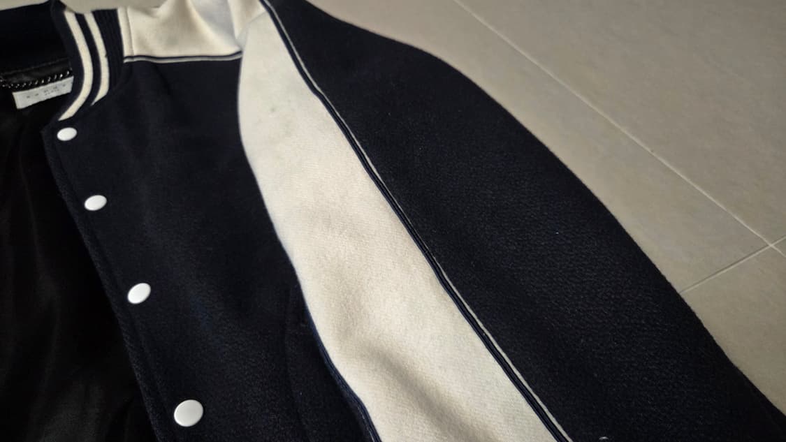 산드로 옴므 테디 봄버 울 바시티 스타디움 점퍼 상품이미지7