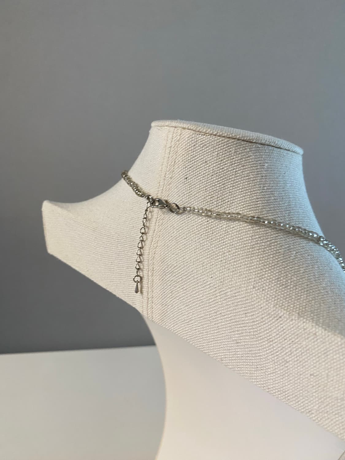 빈티지 비즈 플라워패턴 롱 목걸이 상품이미지4