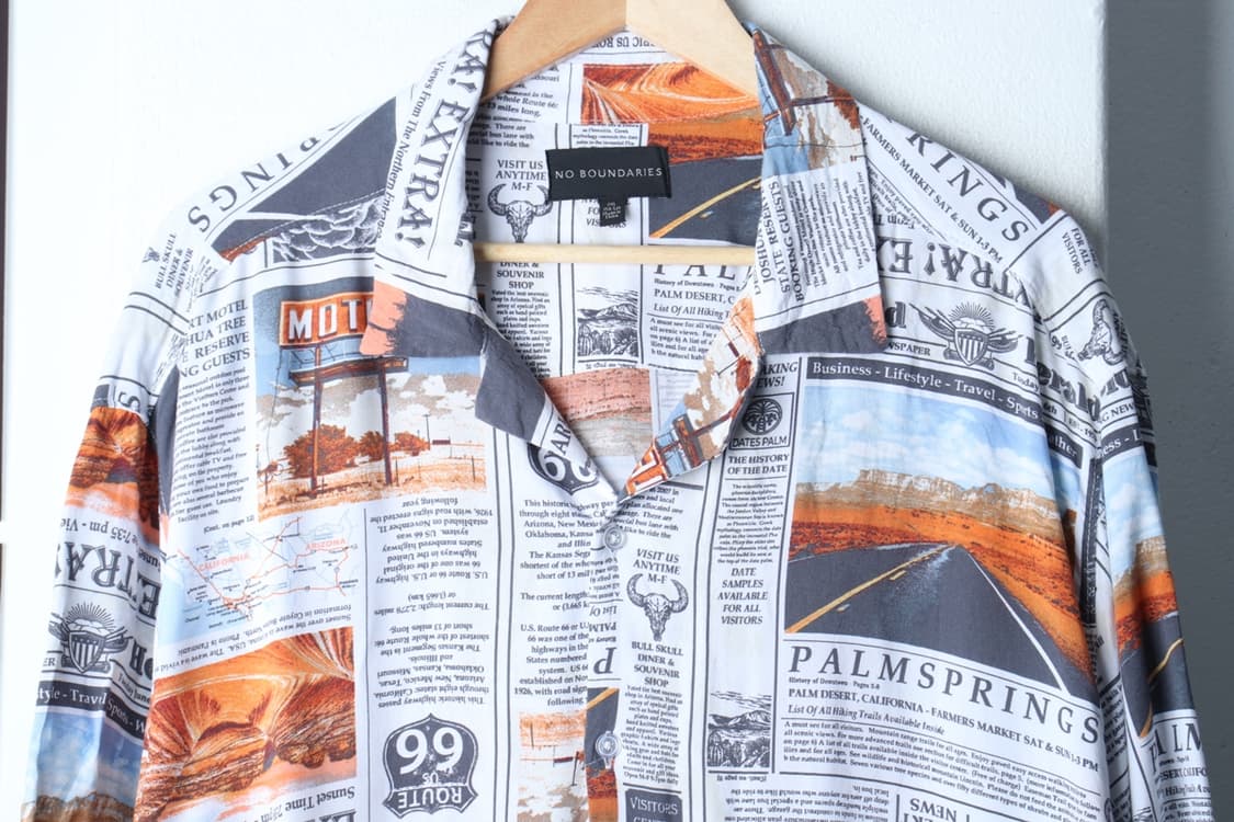 (2XL-3XL) 노바운더리스 반팔셔츠 남방 USA 빅사이즈-H33356 상품이미지3