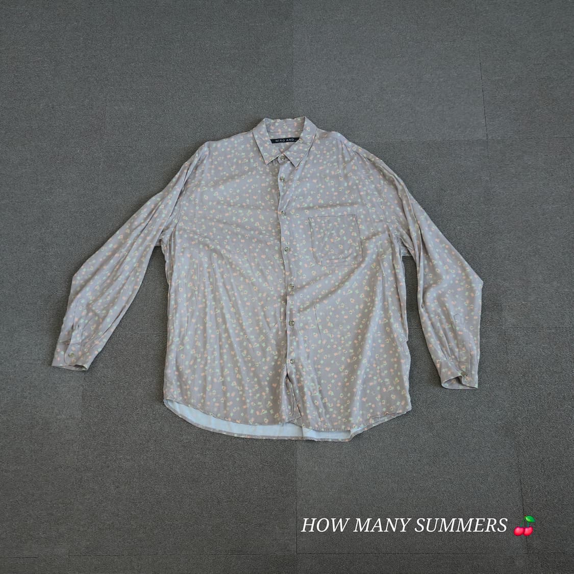 ​니코앤드(niko and) 유니크 패턴 레이온 100% 셔츠 L 일본판 상품이미지9