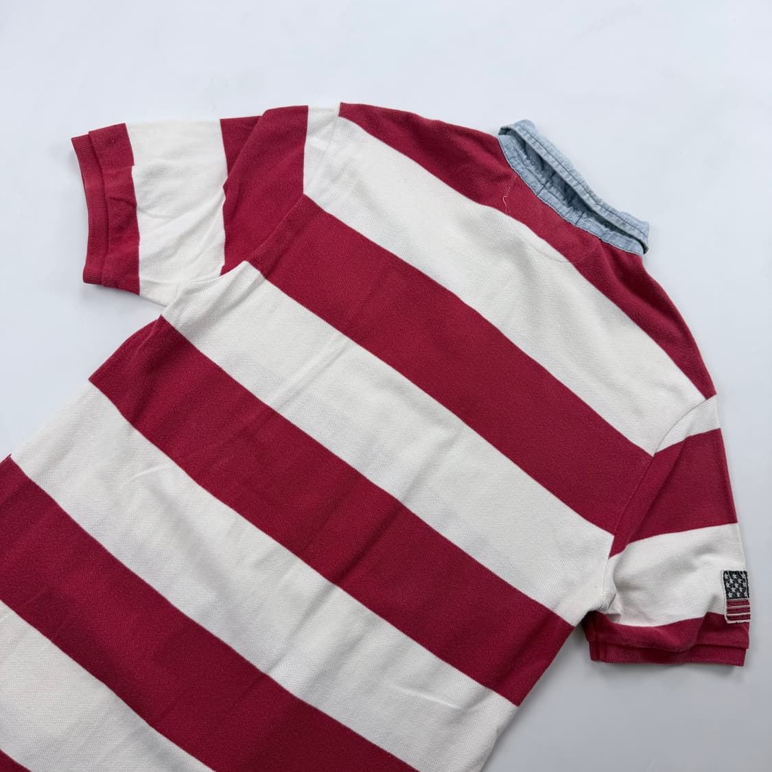 폴로 랄프로렌 빅포니 성조기 스트라이프 카라티 상품이미지8