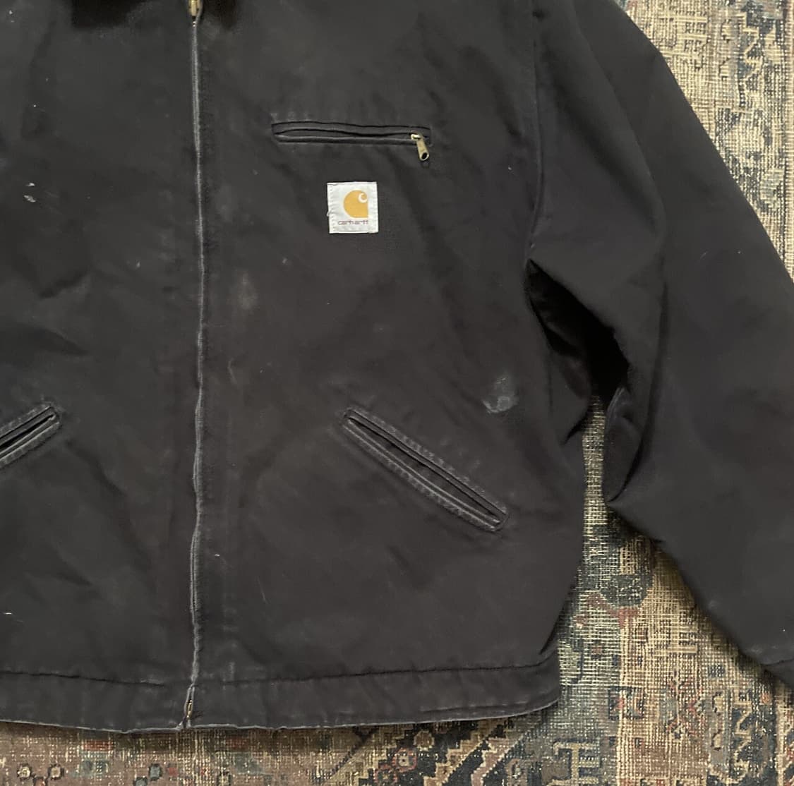 칼하트 J01 디트로이트 자켓 블랙 3XL 상품이미지2