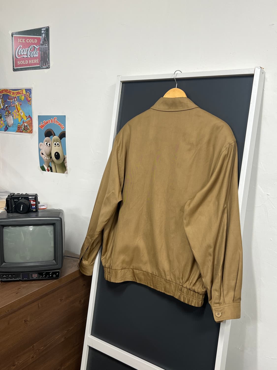 YSL 입생로랑 90s 베이지 블루종 상품이미지2