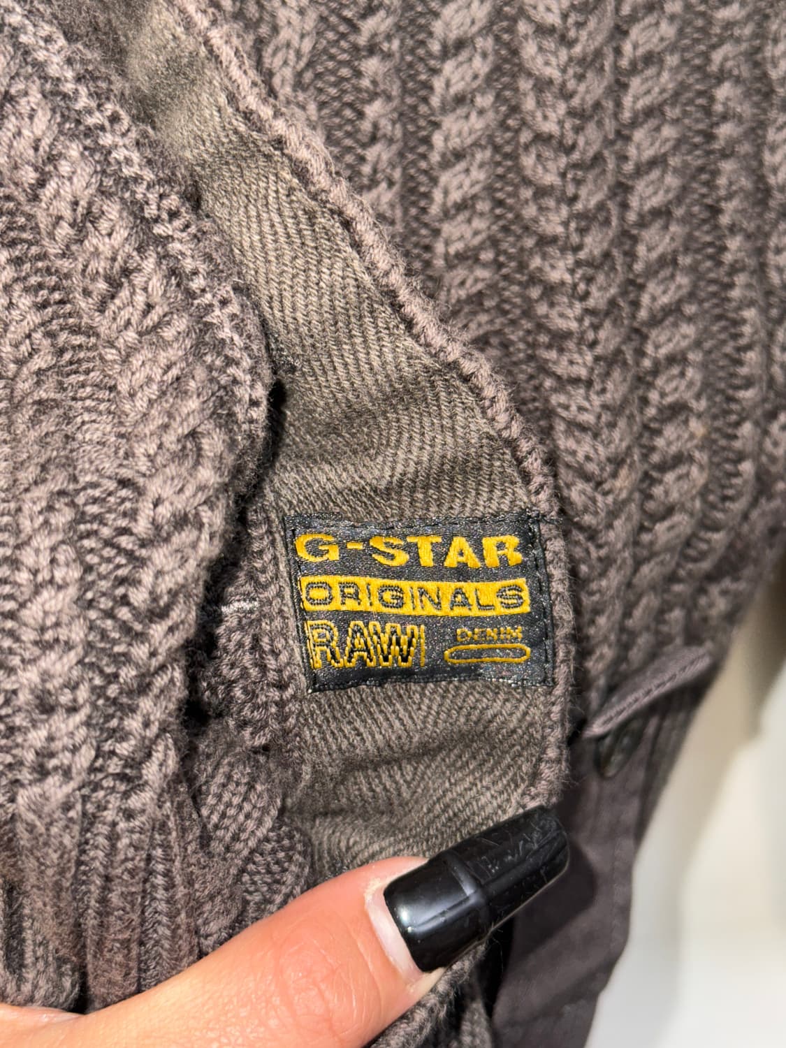 G star raw washed brown button hood cd 상품이미지8