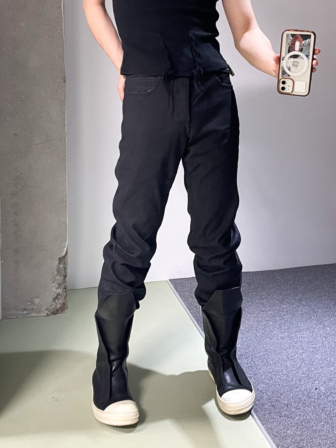 릭오웬스 다크쉐도우 베를린컷 진스 상품이미지1