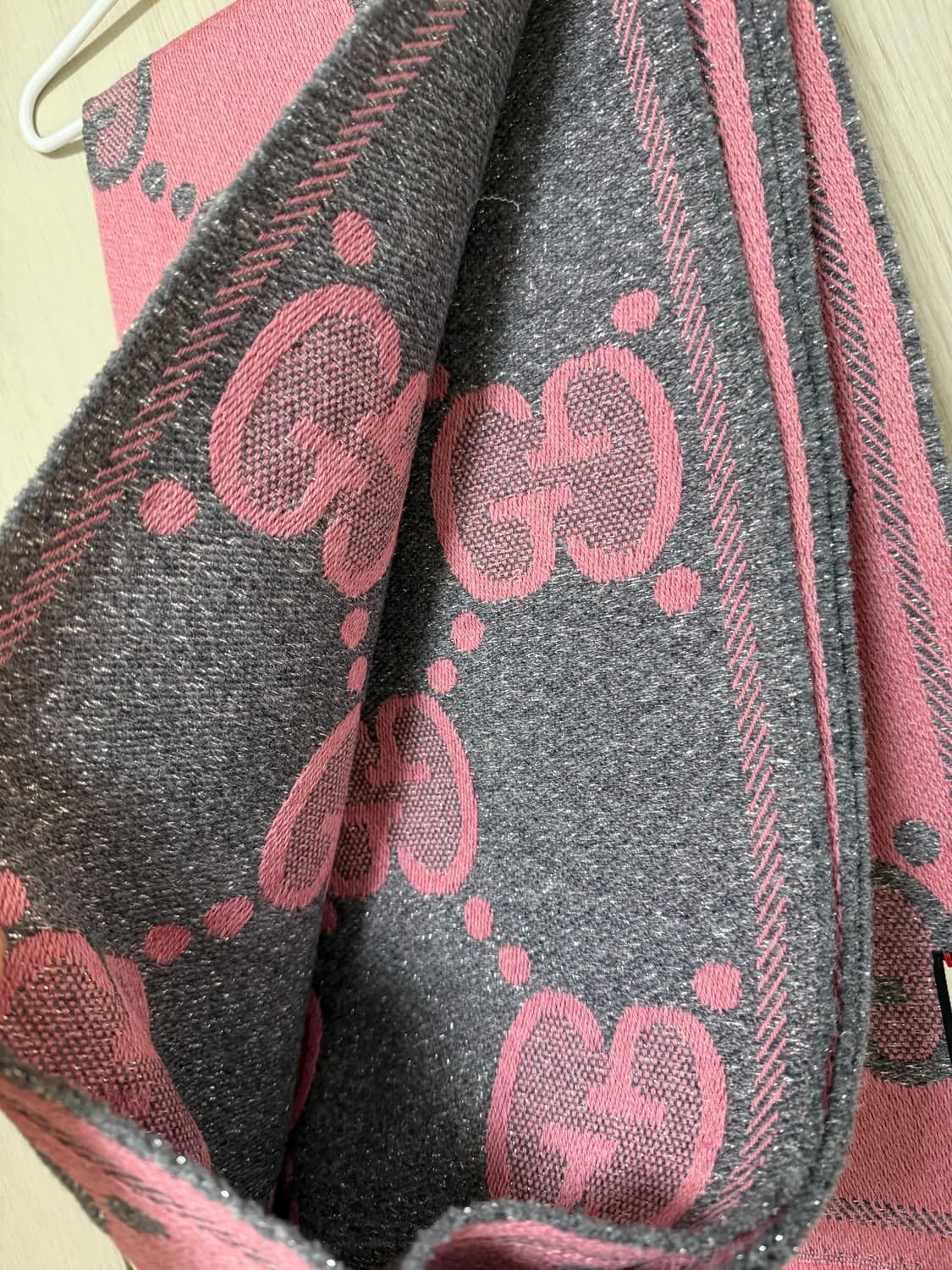 구찌 자가드 투톤 울 머플러  상품이미지4